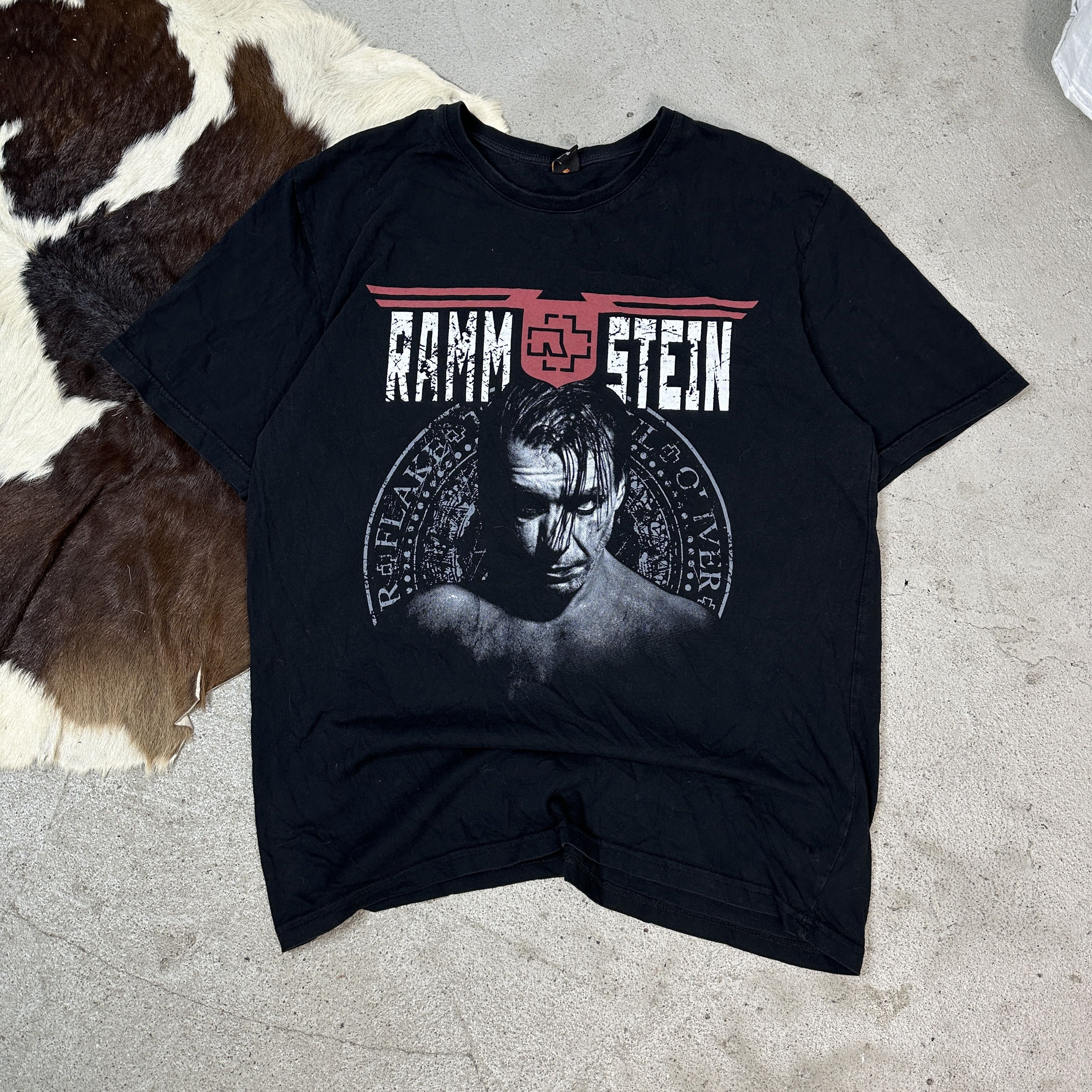 Vintage Rammstein T-shirt Size US XL / EU 56 / 4 - 2 Thumbnail