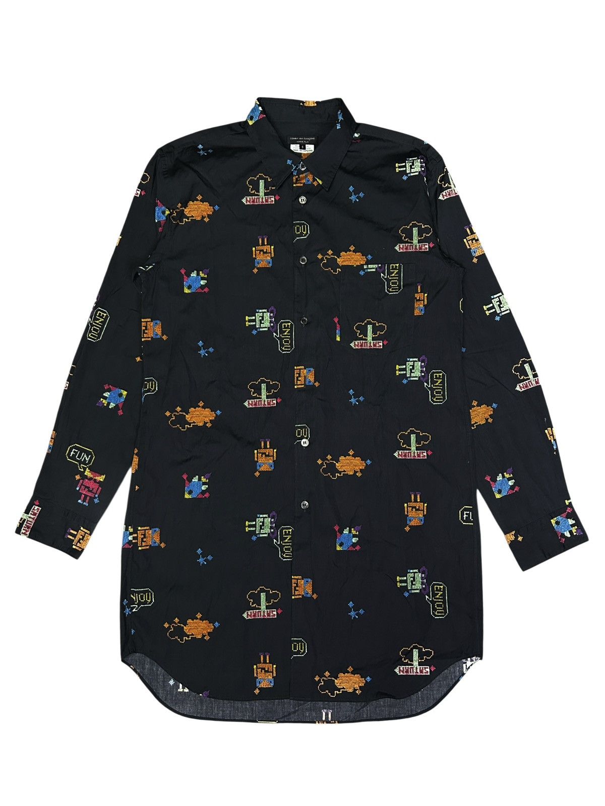 Comme des Garcons Homme Plus F/W 23 Video game Shirt Size US S / EU 44-46 / 1 - 1 Thumbnail