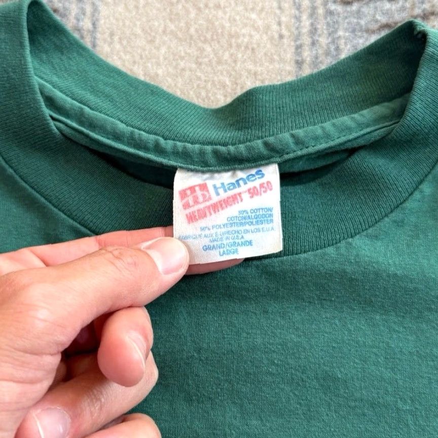 Hanes VINTAGE 90s Primitive Archer Magazine T-Shirt Size Large Short Sleeve Men Green Hanes Regular Fit Outdoors Hunting Nature 90s Magazine Shirt Mens L Size US L / EU 52-54 / 3 - 2 Thumbnail