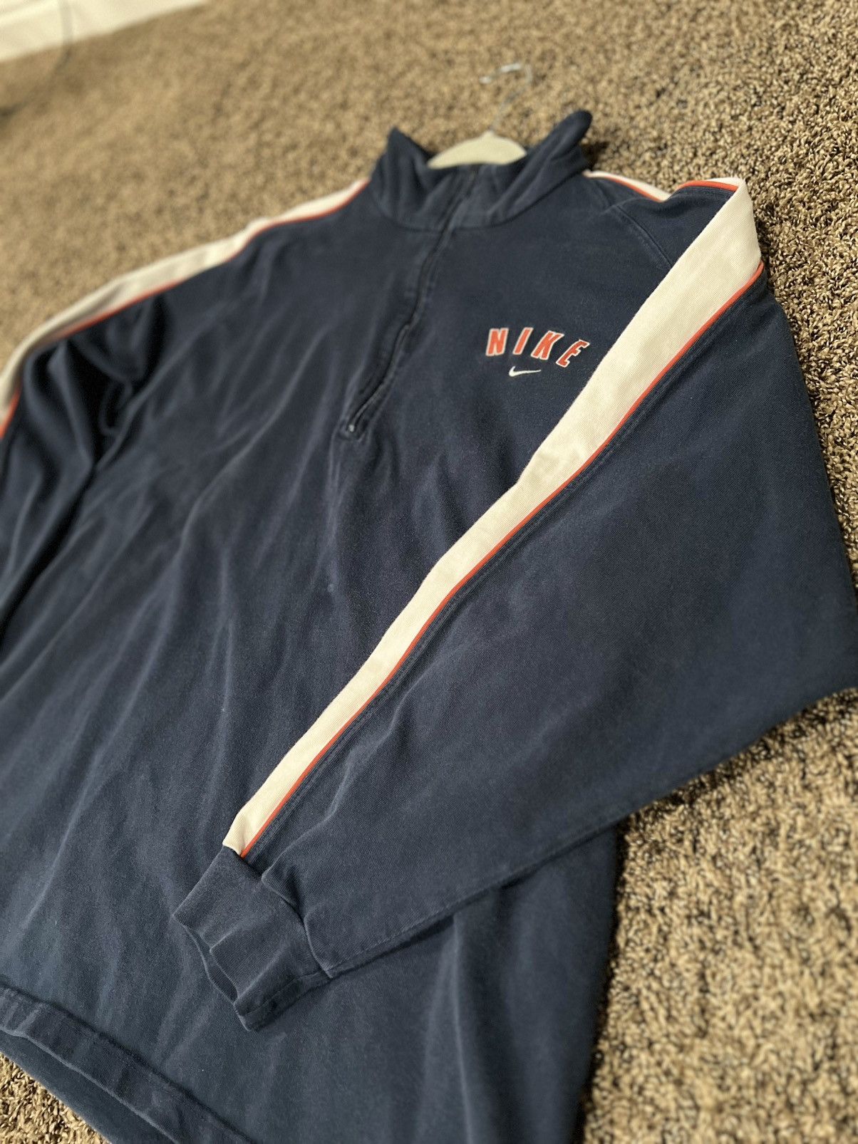 Nike × Vintage Rare Vintage Nike Quarter Zip Size US XL / EU 56 / 4 - 1 Thumbnail