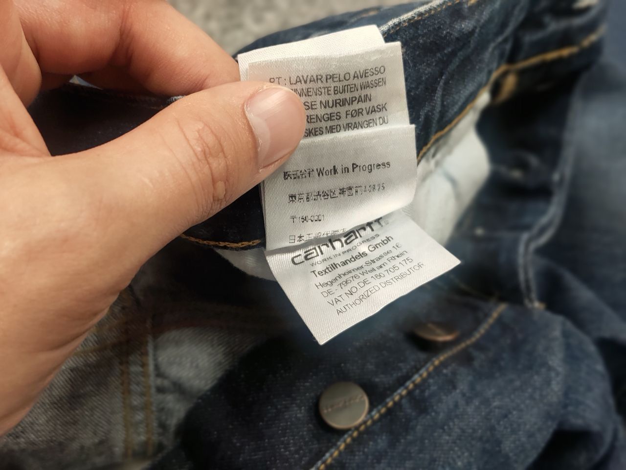 Carhartt Carhartt Texas pants Faded denim Vintage USA straight Style Size US 33 - 14 Thumbnail