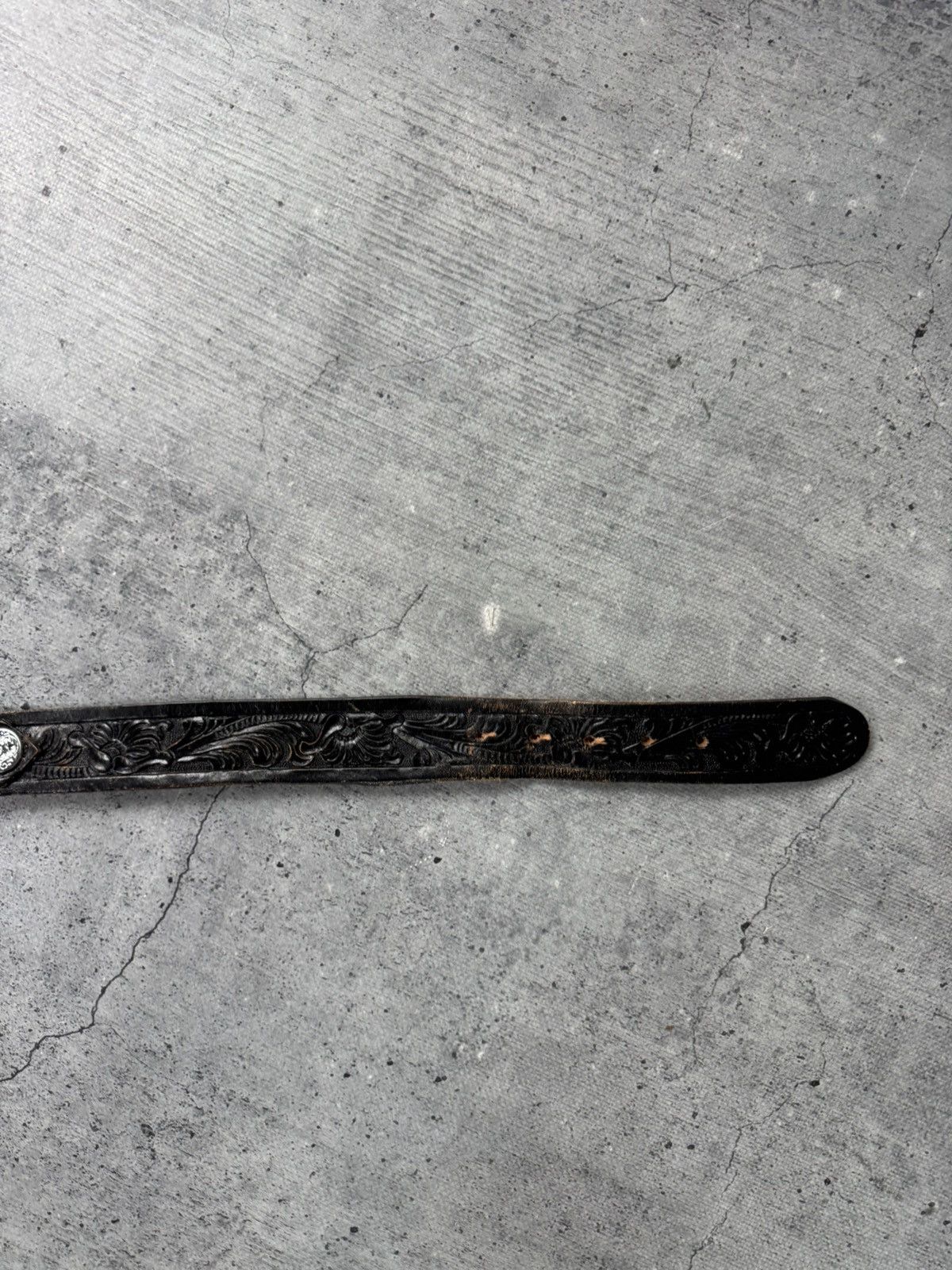 Harley Davidson Harley Davidson belt vintage distressed futuristic belt Size ONE SIZE - 7 Thumbnail