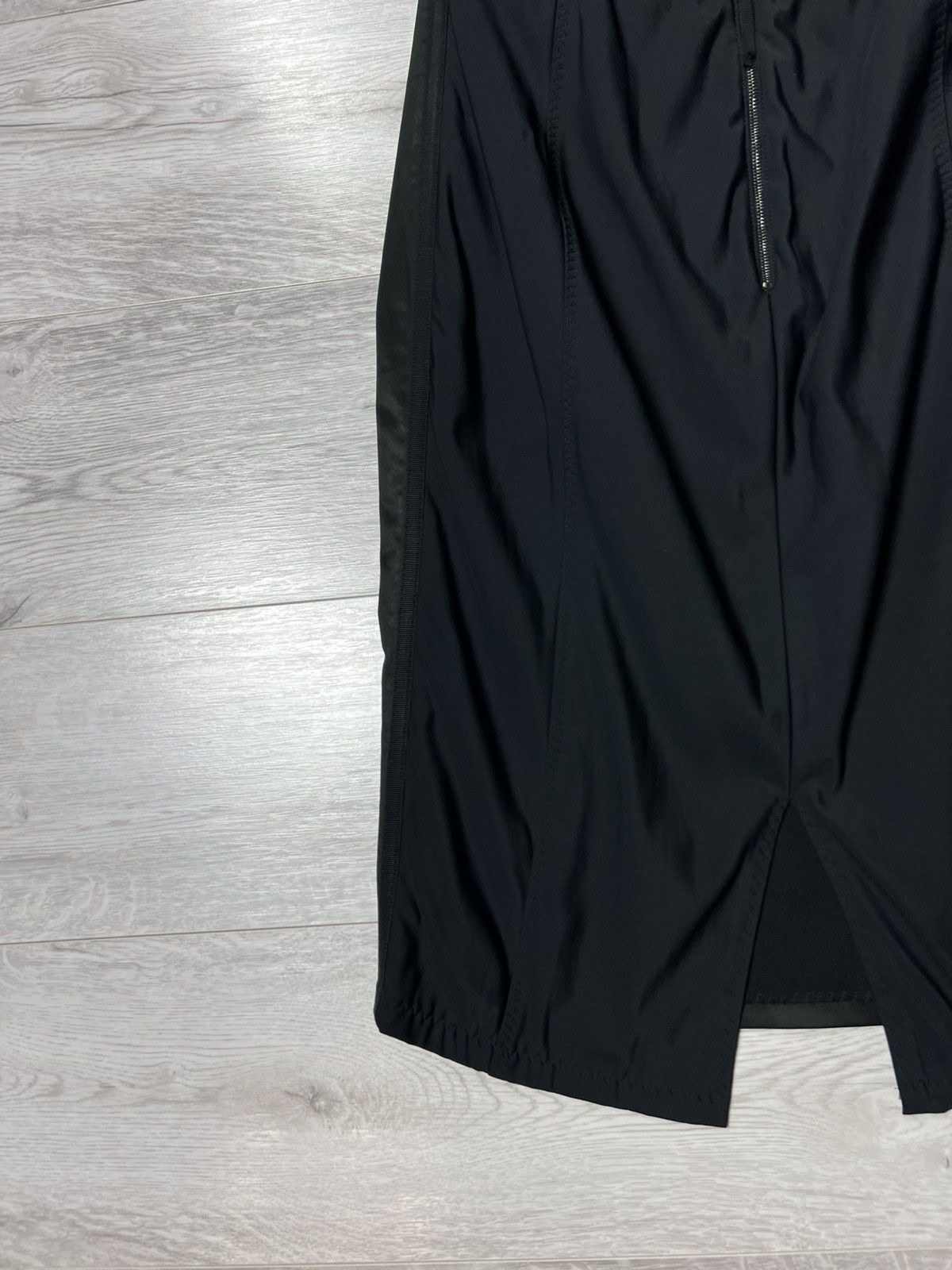 Dolce & Gabbana Dolce & Gabbana Black Satin Pencil Skirt D&G Size IT46 Size 32" / US 10 / IT 46 - 9 Thumbnail