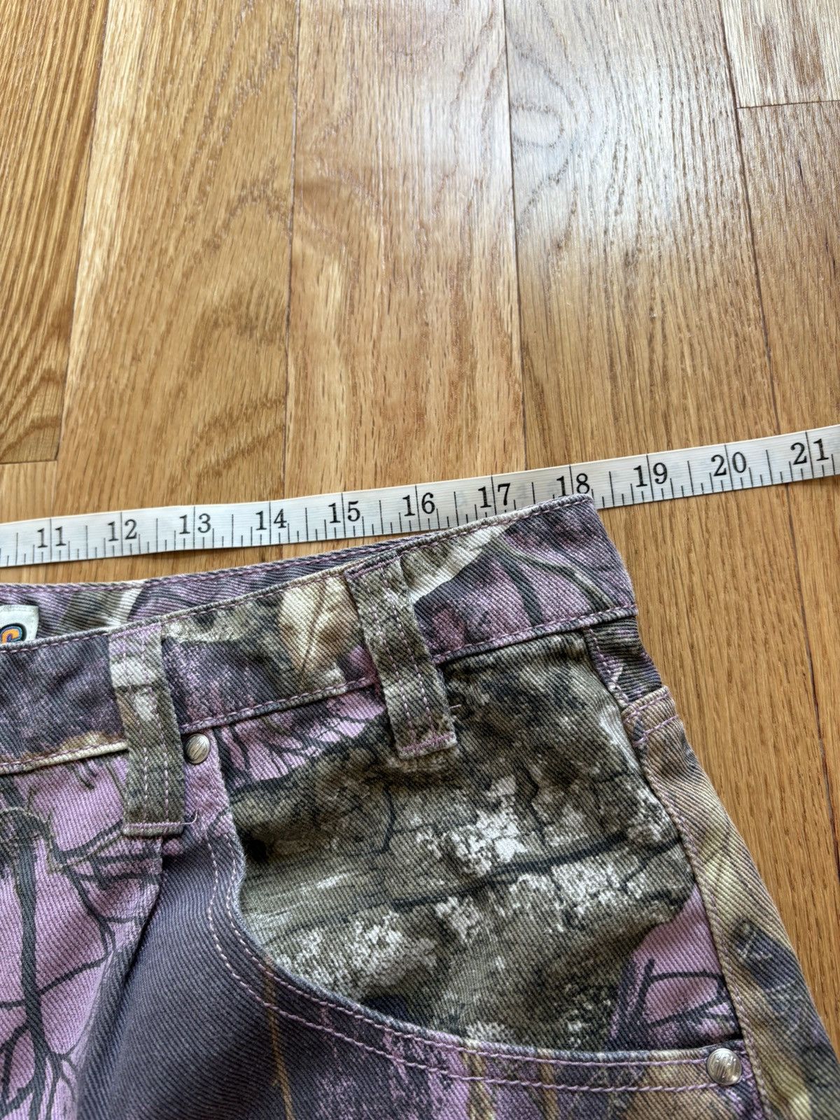 Huf HUF x Realtree Cromer Y2K Camo Denim Jorts Shorts Lilac 36 Size US 36 / EU 52 - 11 Thumbnail