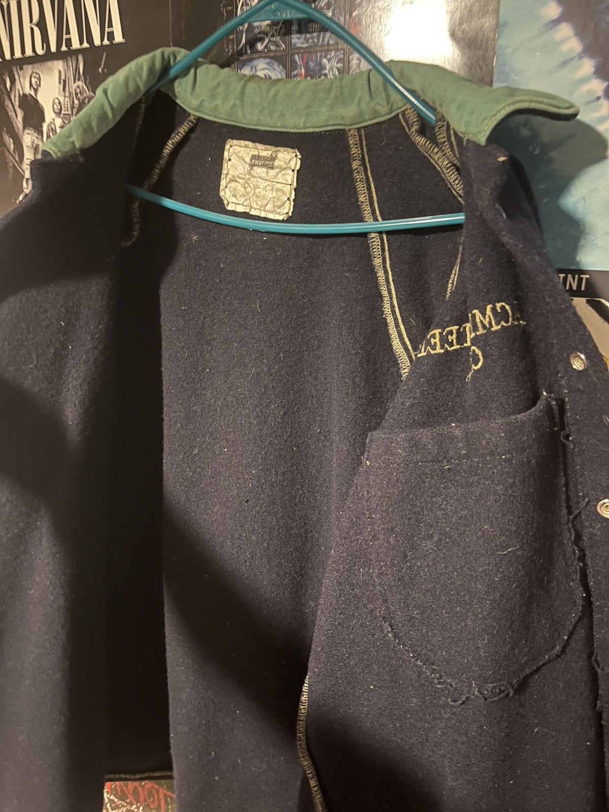 Other Vintage 90’s Steel Grip Fire Resistant Wool Snap overcoat Size US XL / EU 56 / 4 - 6 Thumbnail