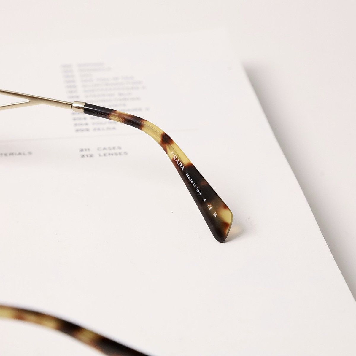 Prada PRADA 0PR 59ZV GLASSES Size ONE SIZE - 7 Thumbnail