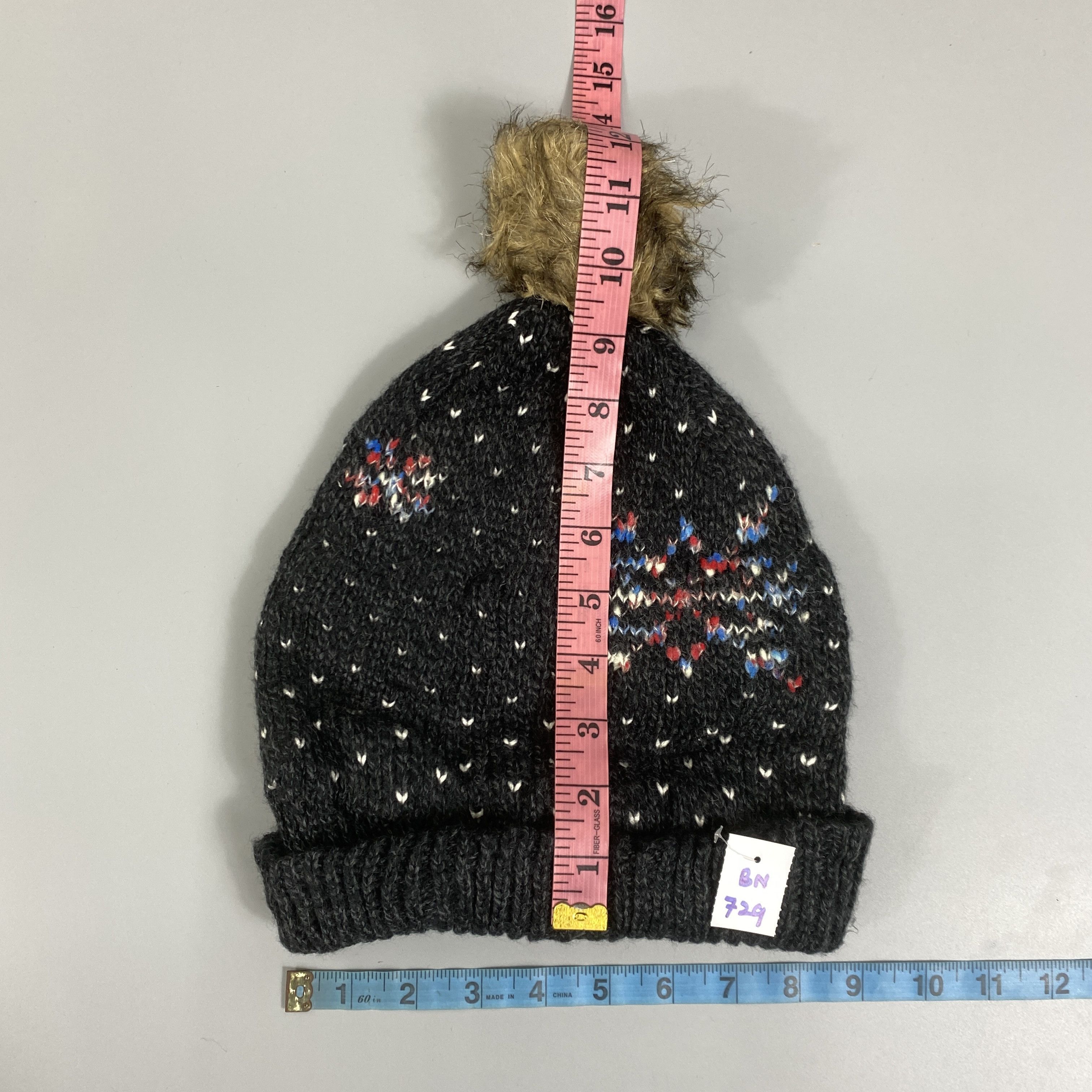 Japanese Brand Phonix Beanie Pom Pom -BN729 Size ONE SIZE - 5 Thumbnail