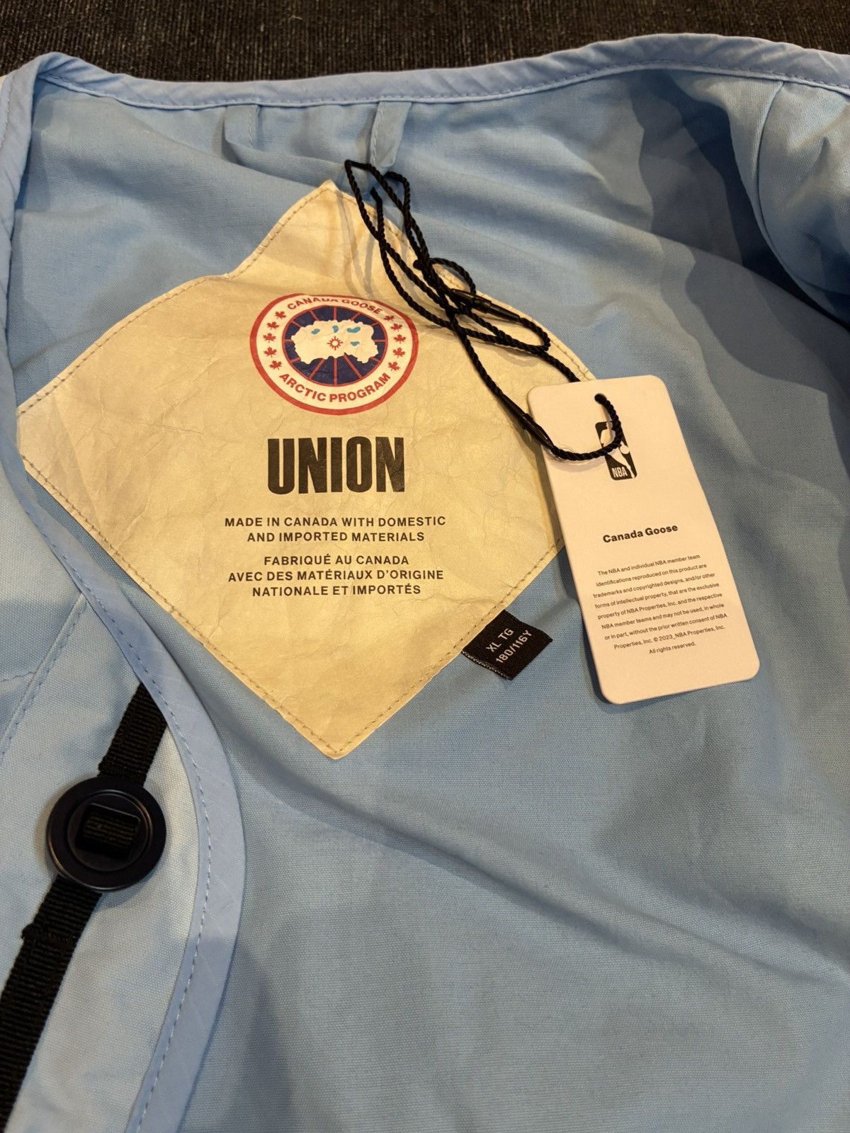 Canada Goose × NBA × Union LA Canada Goose NBA collection with Union breda liner jacket Size XL / US 12-14 / IT 48-50 - 4 Thumbnail