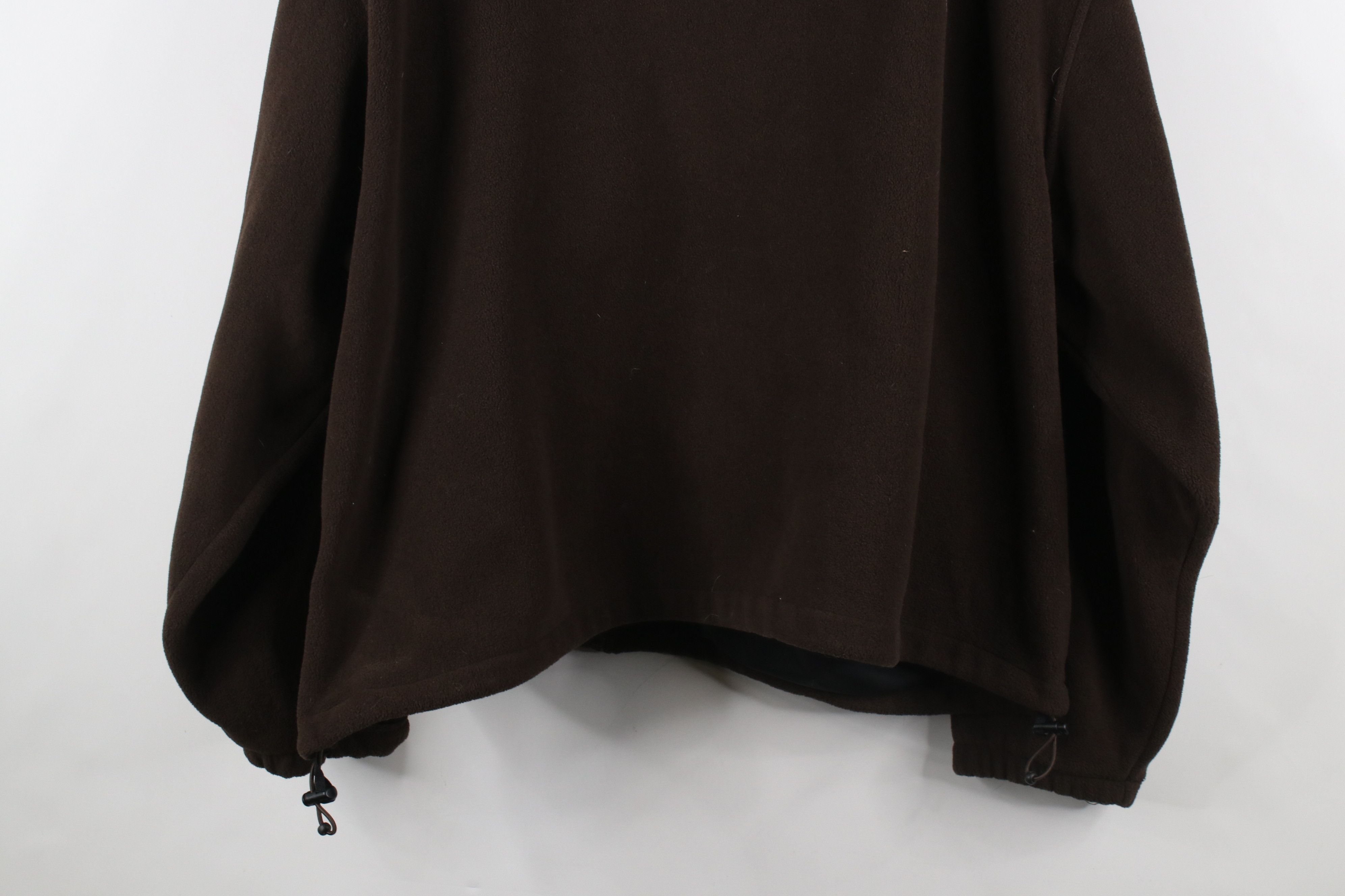 Cabelas × Vintage Vintage 90s Cabelas Trim Full Zip Fleece Jacket Brown Size US XXL / EU 58 / 5 - 14 Thumbnail