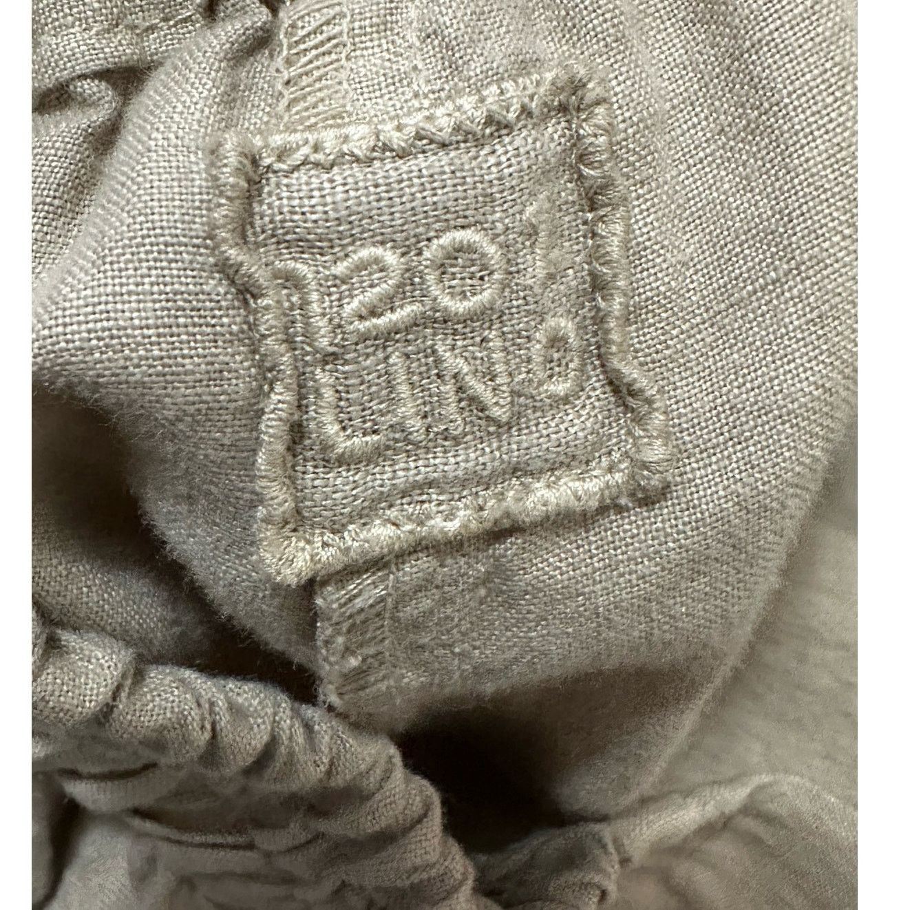 120% Lino 120 Lino beige linen pull on pants size 42 - Small Size 32" / US 10 / IT 46 - 3 Thumbnail