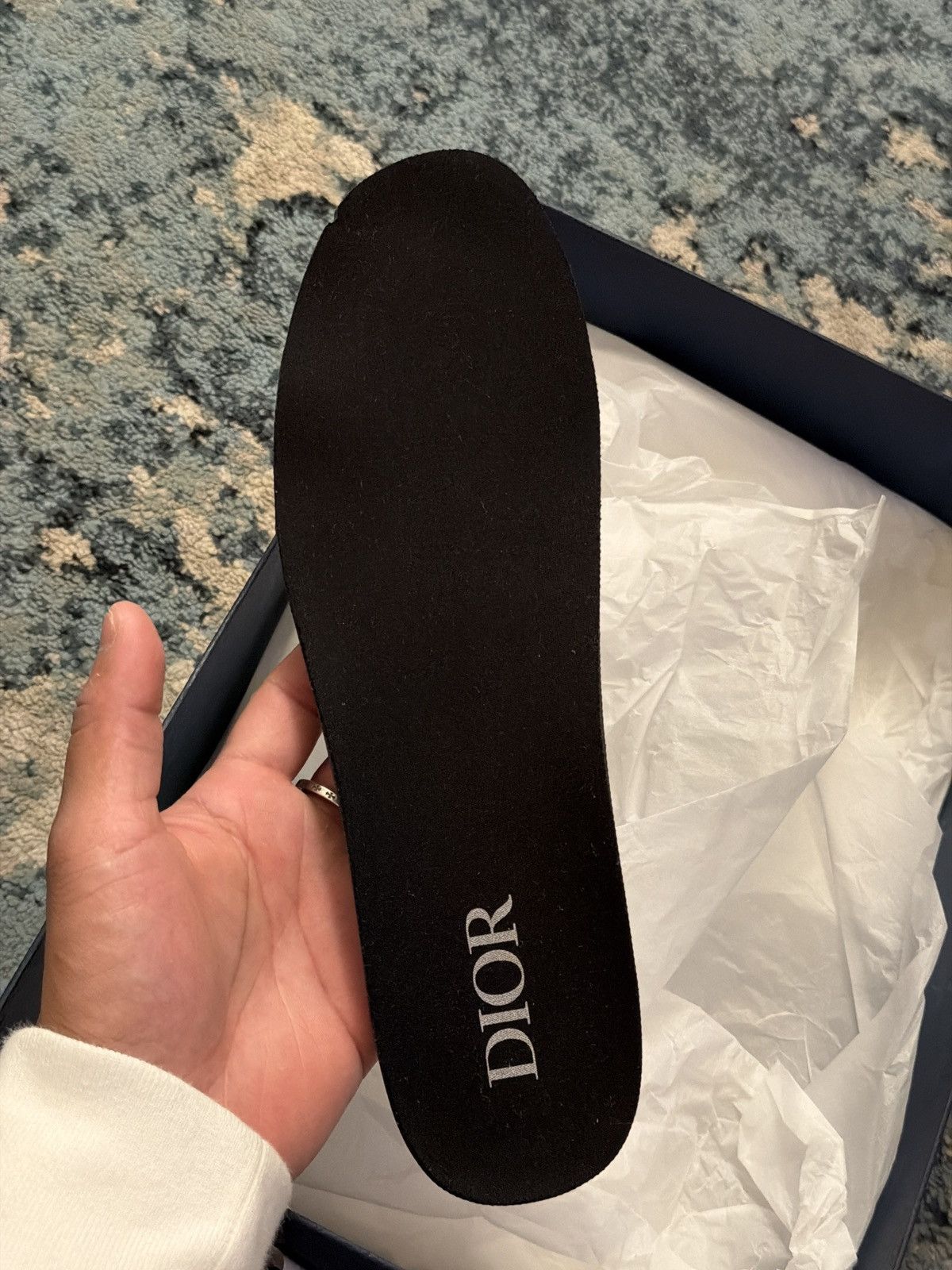 Dior Dior B24 Monogram Oblique Black Sneaker 44 (11US) Brand New Size US 12 / EU 45 - 8 Thumbnail