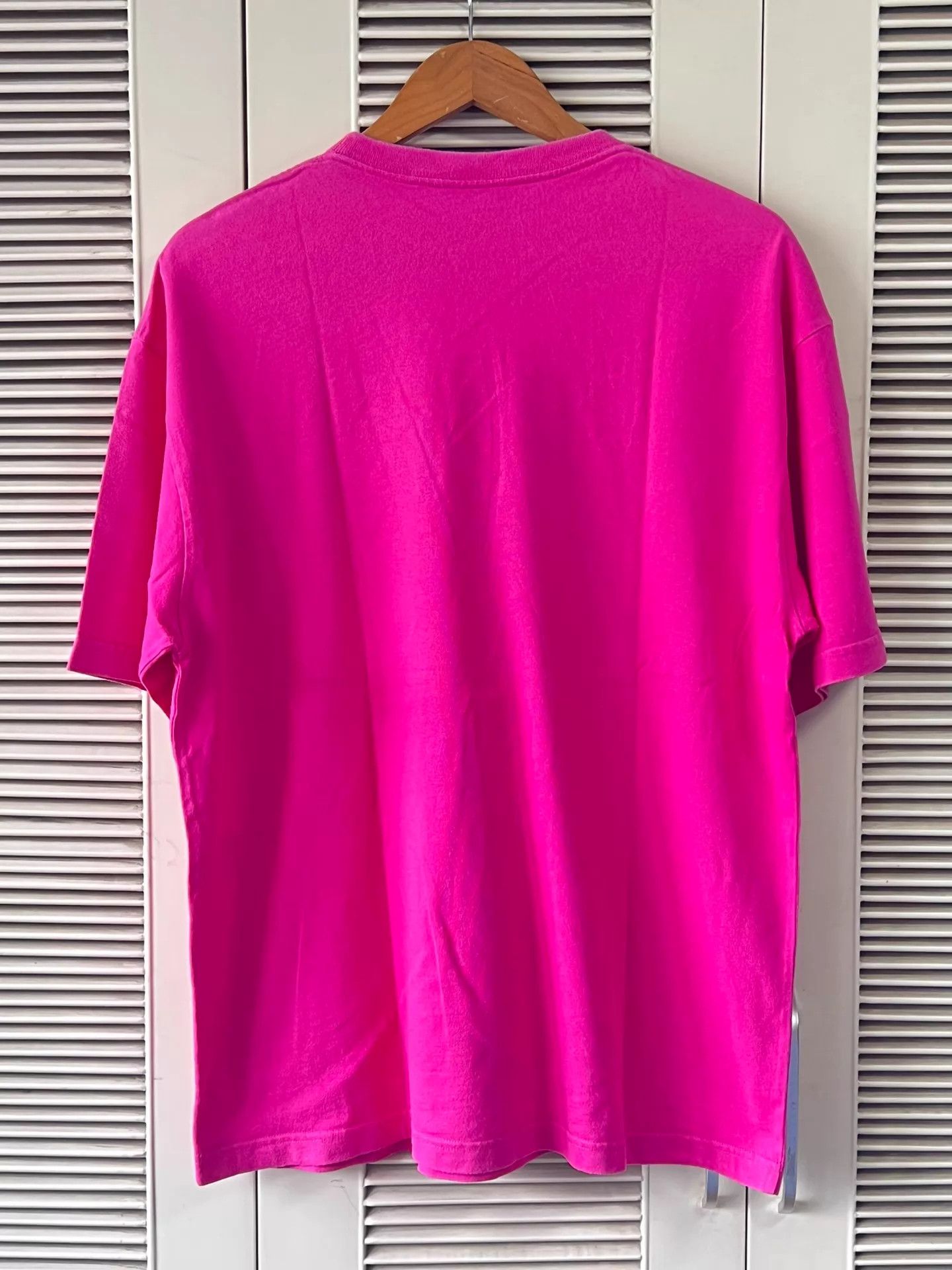 Balenciaga Balenciaga Pink Short-Sleeve T-shirt S Oversized Small Logo Size US S / EU 44-46 / 1 - 2 Thumbnail