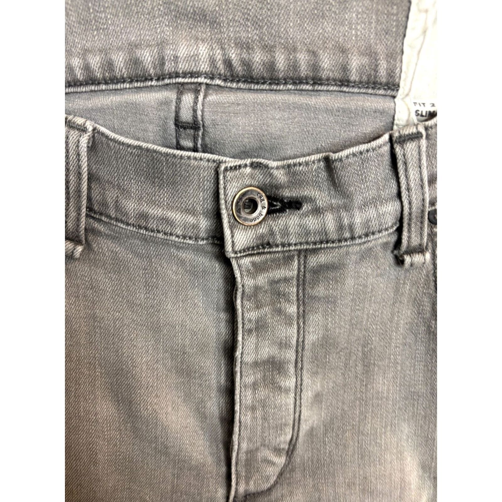 Rag & Bone rag & bone Jeans Slim Fit 2 Gray Denim 32x28 Men's Jeans 5-Pocket Style 5200 Size US 32 / EU 48 - 3 Thumbnail