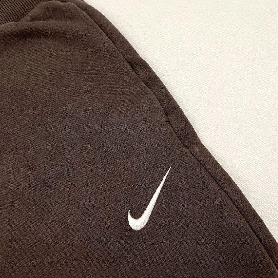 Nike Nike Sportswear Sweatpants Womens XL Brown 30" Wide-Leg Baggy Fleece Athletic Respir? Size 40" / US 18 - 3 Thumbnail