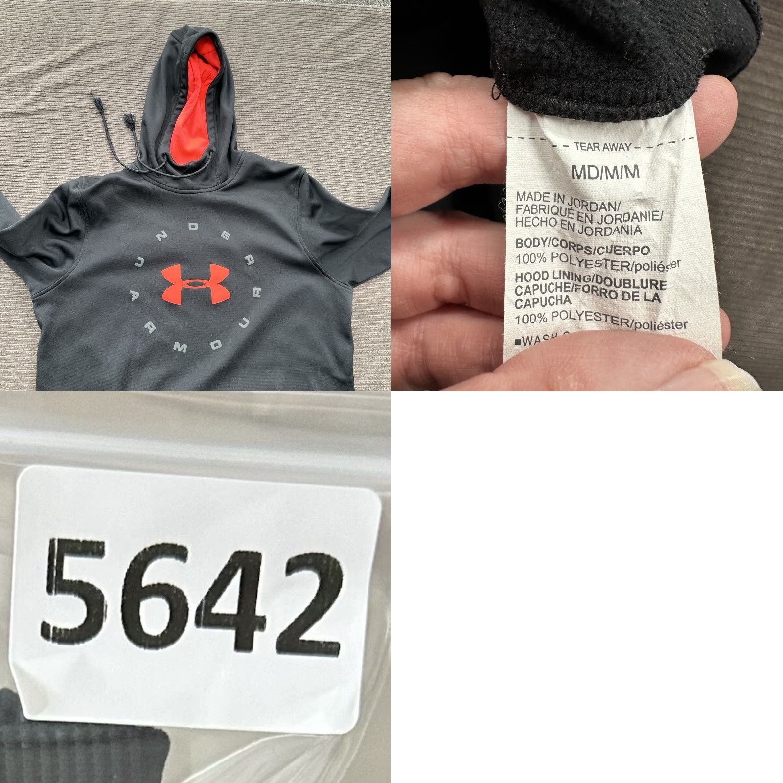 Under Armour Under Armour Hoodie Men Medium Black Polyester Gym Training Regular Crew Neck Hooded Pockets All Seasons Sports 2010s (if applicable) Size US M / EU 48-50 / 2 - 8 Thumbnail