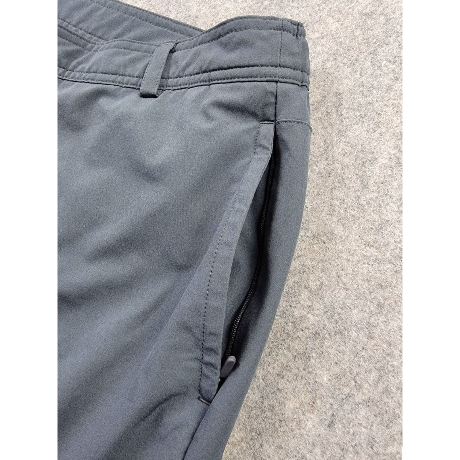 Vintage Mack Weldon Radius Flex Jogger Pants Mens Large Gray, Regular Fit, Solid, 91% Polyester 9% Spandex, Casual Sports Pants Size US 33 - 4 Thumbnail