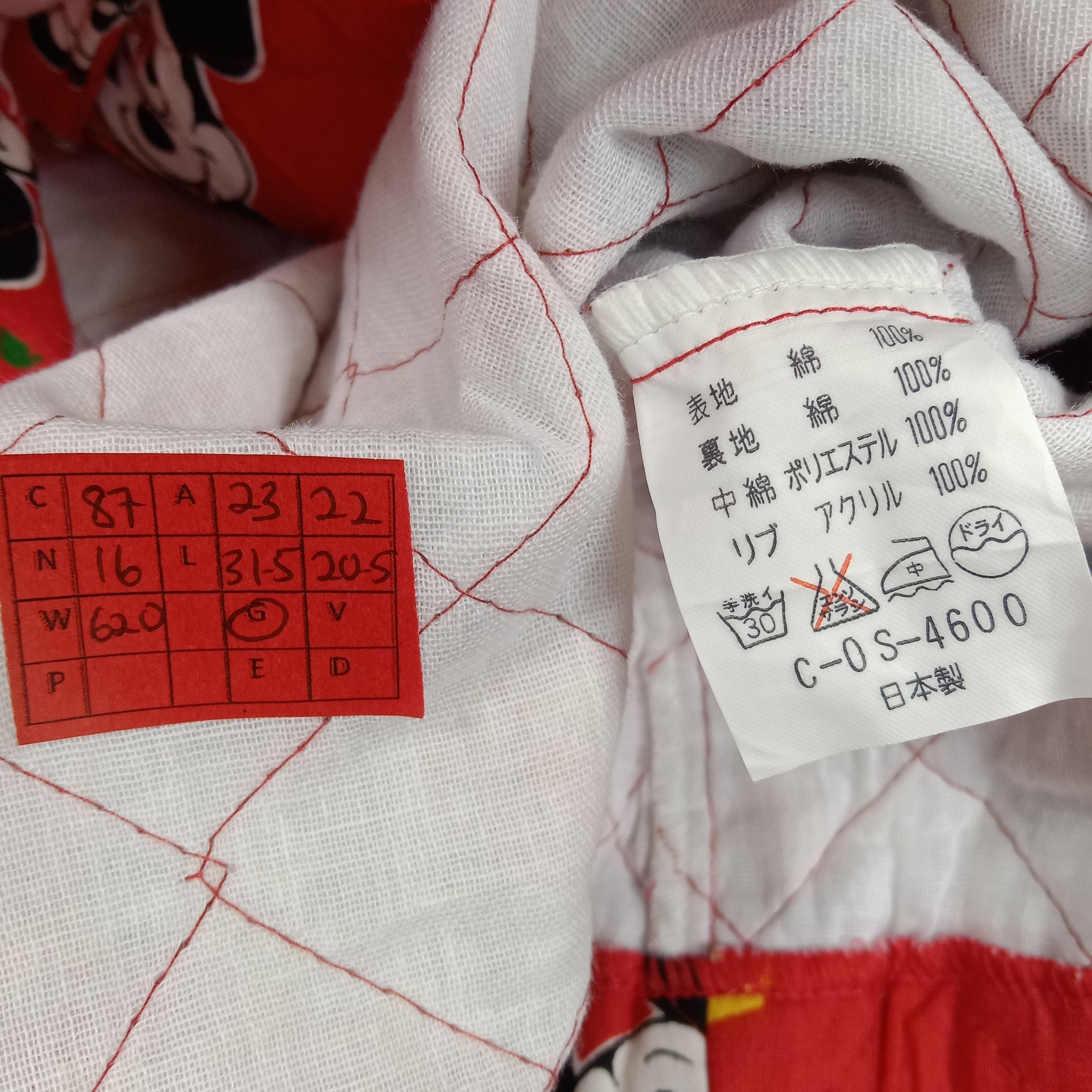 Disney × Mickey Mouse × Vintage Walt Disney Company Mickey Mouse Winter Style Jacket Size US L / EU 52-54 / 3 - 6 Thumbnail