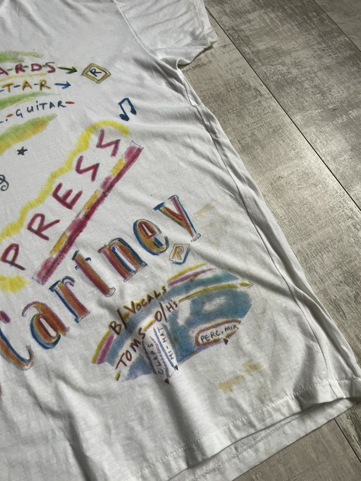 Vintage Vintage 1986 Paul McCartney “Press to Play” Rock T-Shirt Size US XXL / EU 58 / 5 - 5 Thumbnail