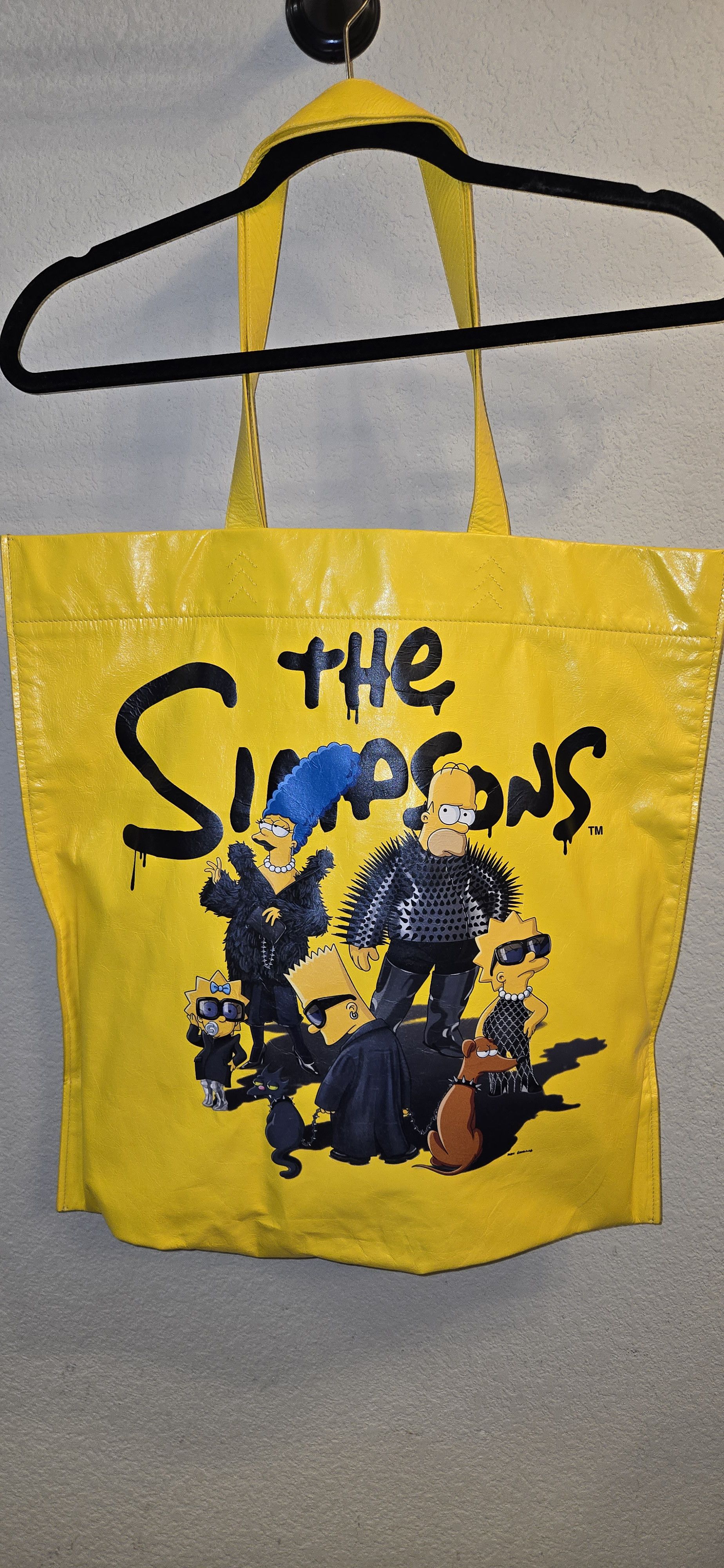 Balenciaga Balenciaga The Simpsons Yellow tote bag bondage Size ONE SIZE - 1 Thumbnail