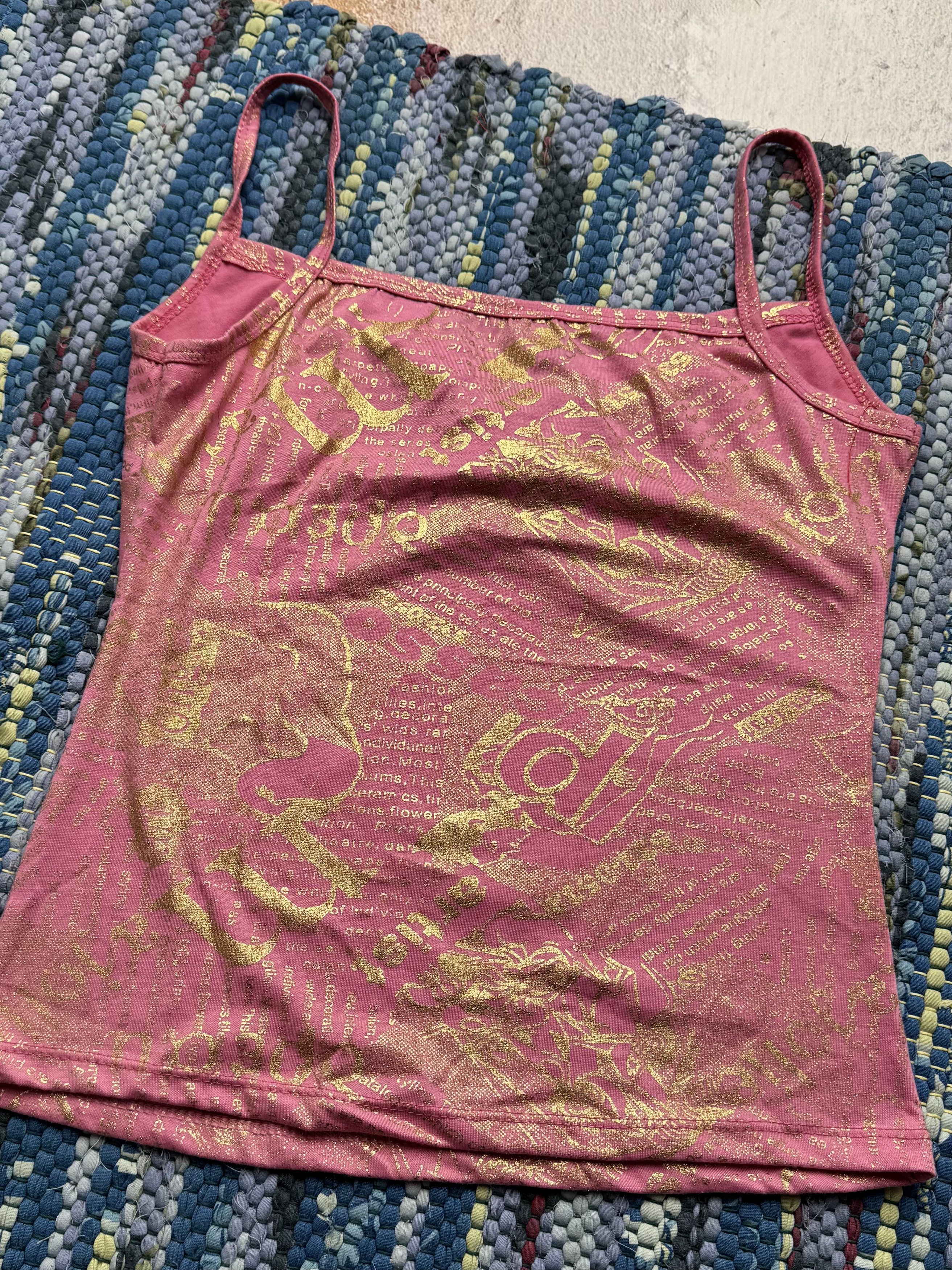 Vintage Vintage Printed Tank Top A8D15(V8)(E9) Size S / US 4 / IT 40 - 4 Thumbnail