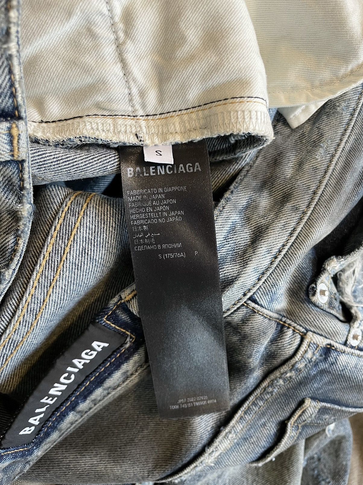 Balenciaga *RARE* Slim Mud Show Distressed Jeans (S) Size US 30 / EU 46 - 9 Thumbnail