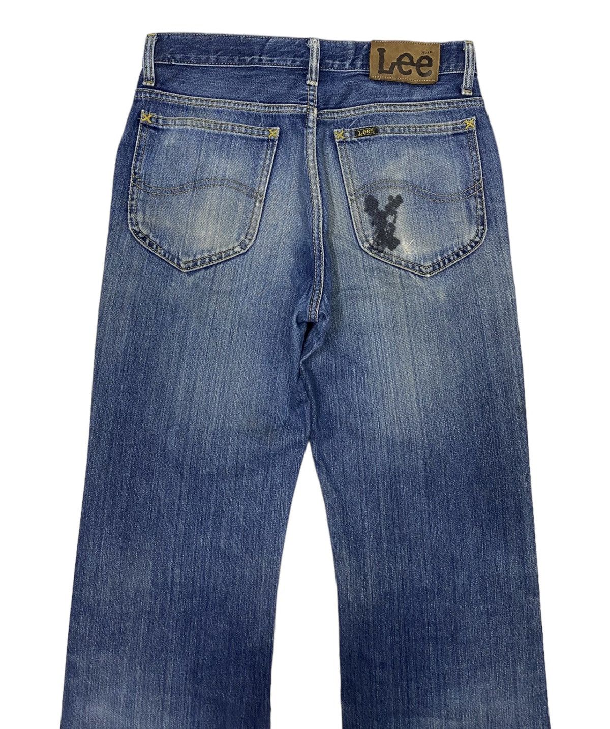 Beauty Beast × If Six Was Nine × Lee 🔥VINTAGE LEE RIDERS FLARE DISTRESS DENIM JEANS Size US 29 - 6 Thumbnail