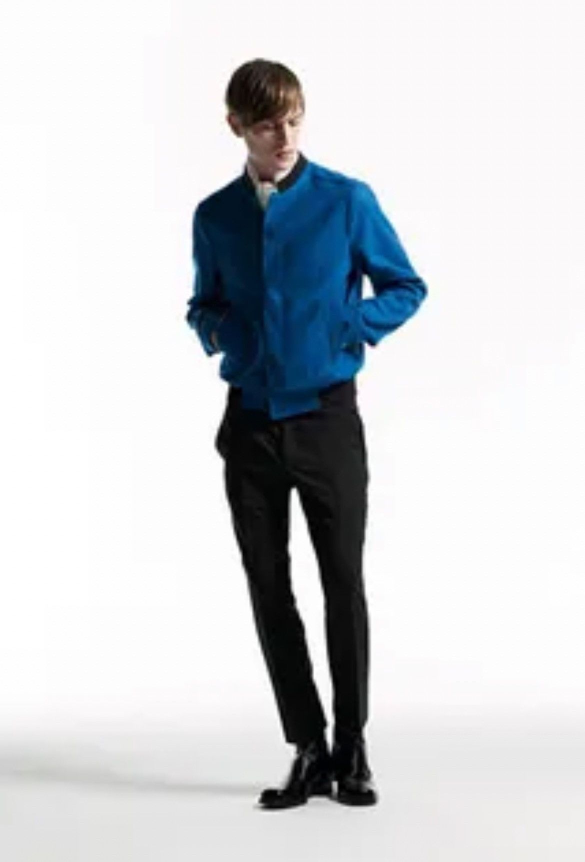 image of YSL Rive Gauche By Hedi Slimane x YVES Saint Laurent YSL Rive Gauche By Stefano Pilati Fw08 in Blue