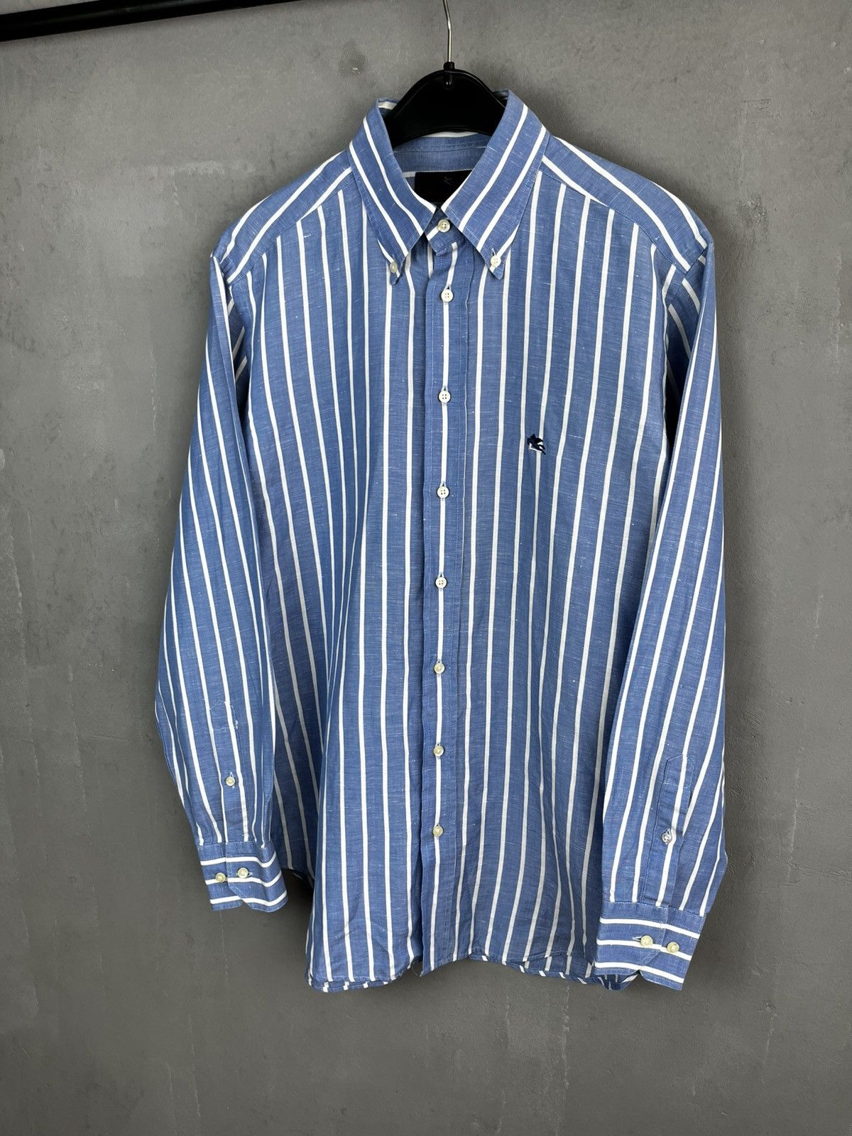 Etro Etro bitton shirt lino Size US M / EU 48-50 / 2 - 4 Thumbnail