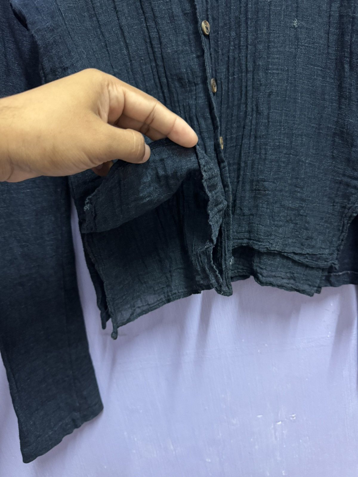 45rpm 45RPM Japan Indigo Cardigan Size S / US 4 / IT 40 - 8 Thumbnail