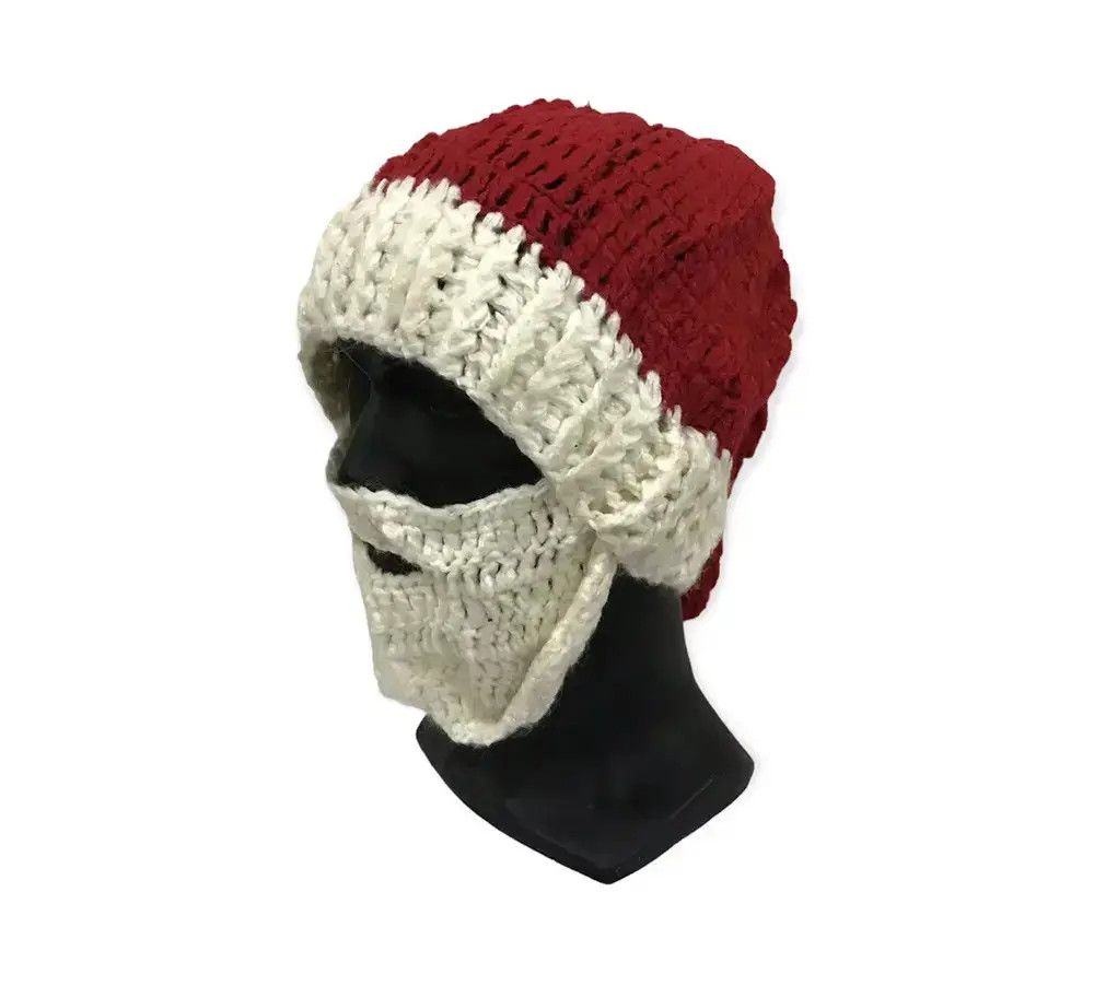 Japanese Brand Masked Santa Claus Japanese Brand Beanie Hat Size ONE SIZE - 1 Thumbnail