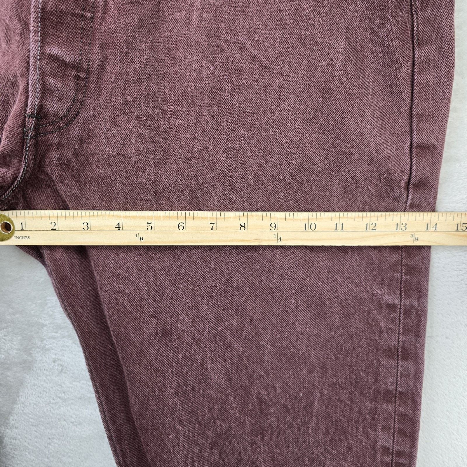Levi's Levis 501xx Jeans 42x32 (Actual 40x29) Maroon Straight Leg Size US 40 / EU 56 - 15 Thumbnail