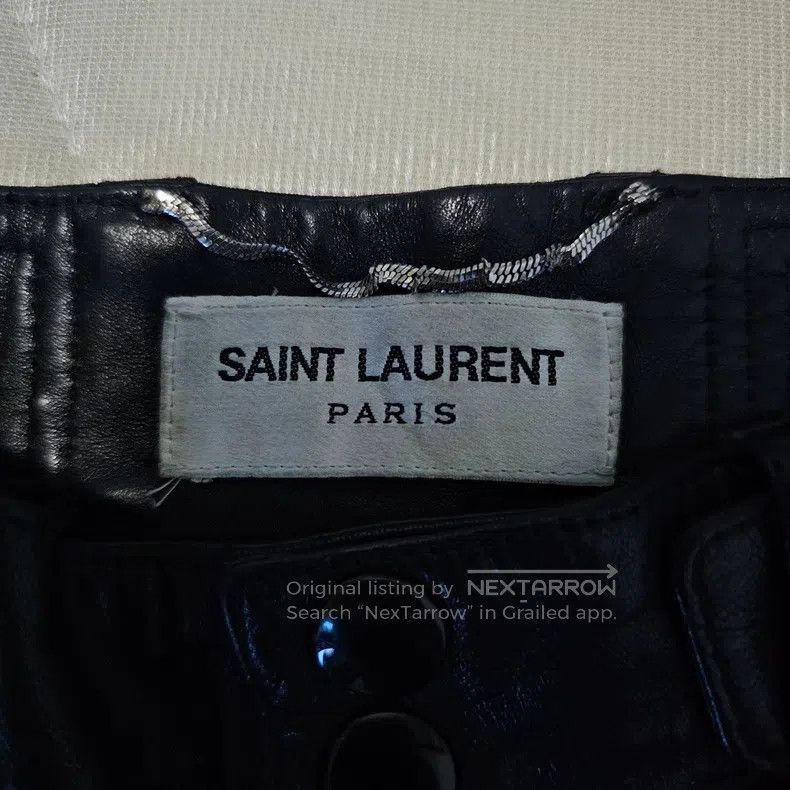 Saint Laurent Paris Saint Laurent Paris Black Warrior Multi-Zip Motorcycle Lea Size US 40 / EU 56 - 5 Thumbnail