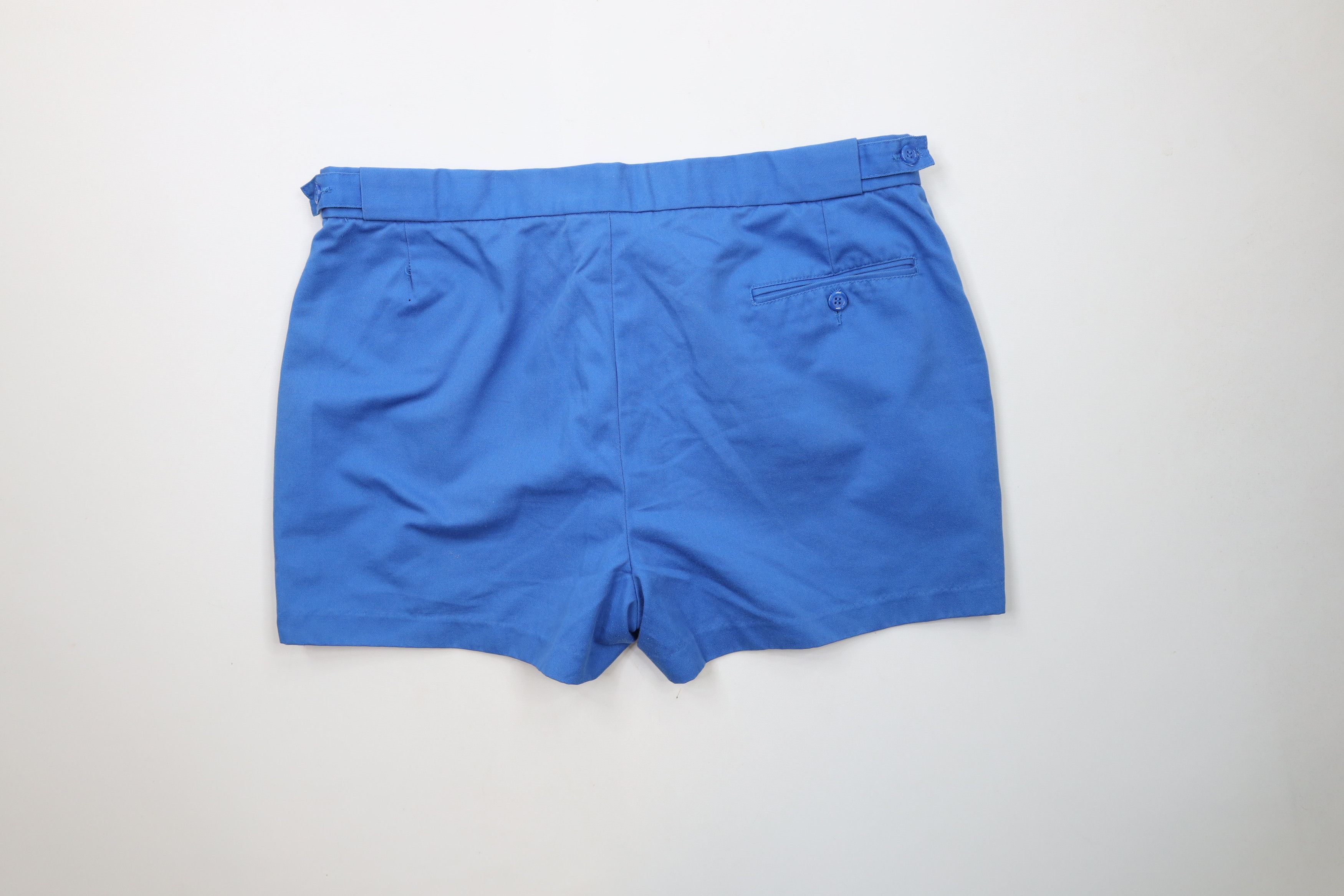 Vintage Vintage 70s Streetwear Knee Golf Chino Shorts Royal Blue Size US 36 / EU 52 - 14 Thumbnail