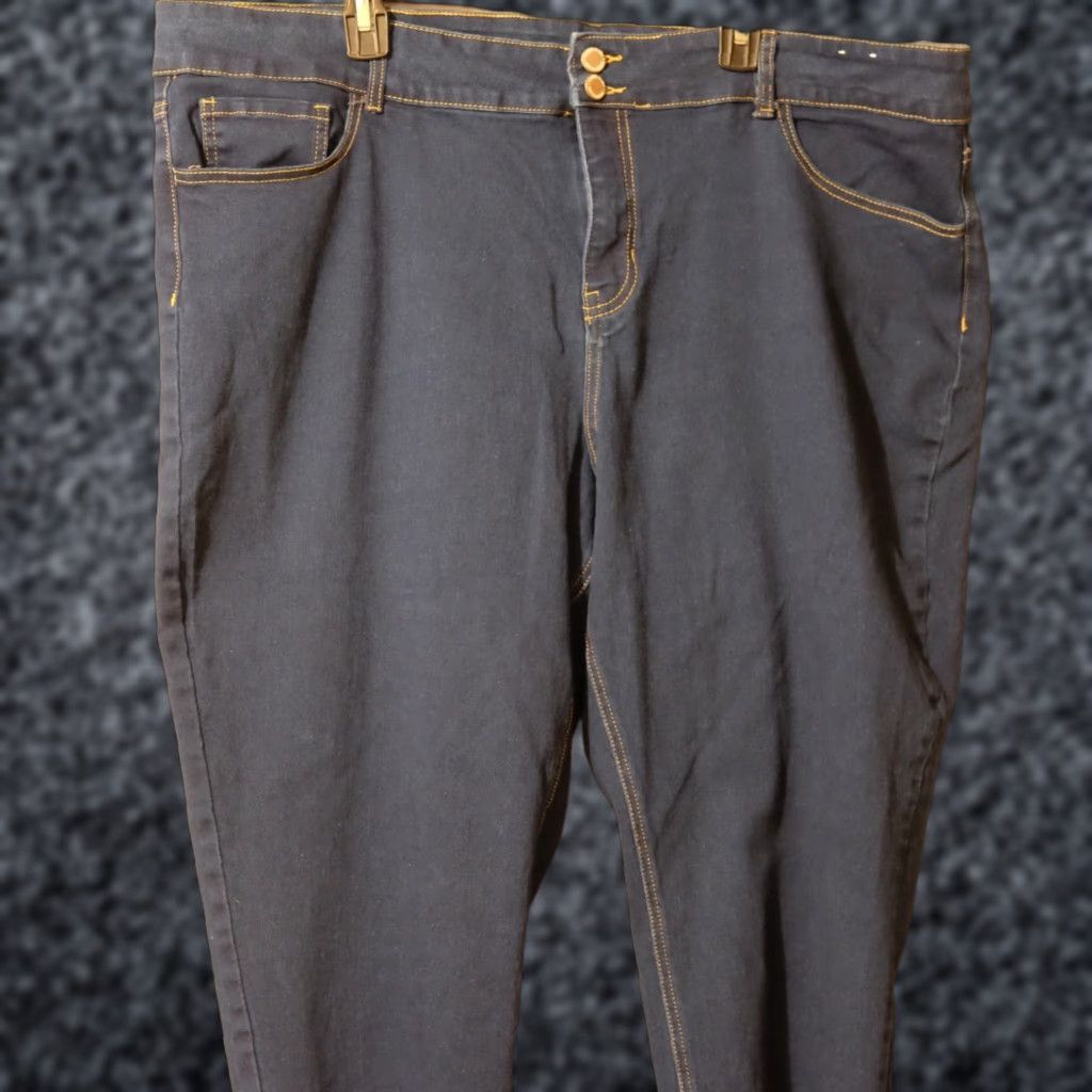 Vintage Copper Flash Curvy Jeans High-Rise Super Stretch Plus Womens 24W Denim Jeans Blue 24W Women’s Plus Size 42" / US 20 - 1 Thumbnail