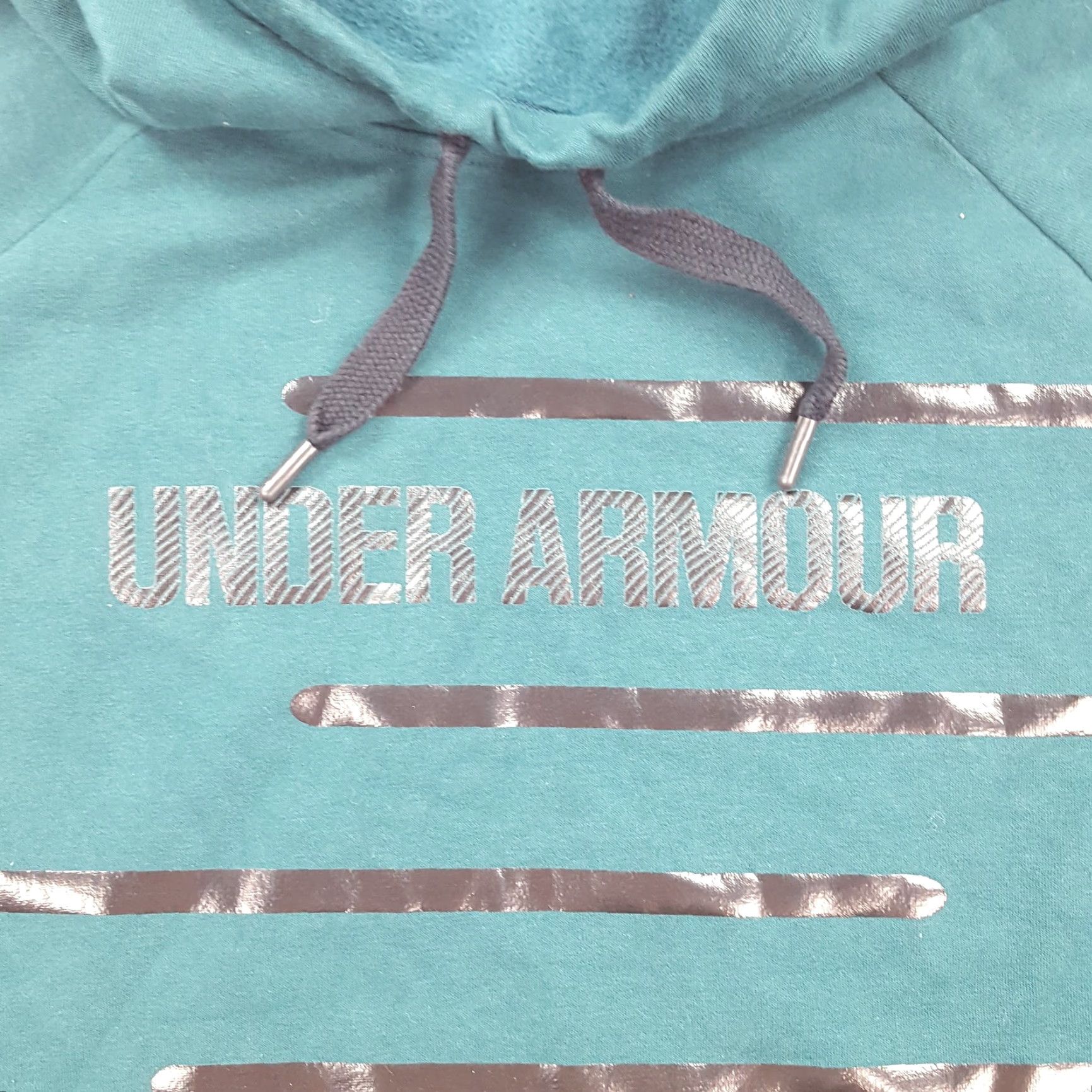 Under Armour Under Armour Threadborne Green Hoodie Hooded Pullover Sweatshirt Mens Size M Long Sleeve Pullover Sweatshirt, Regular Fit, Green, Logo, Vintage: Yes Size US M / EU 48-50 / 2 - 3 Thumbnail