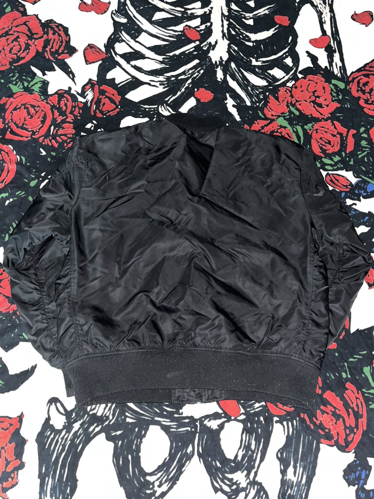 Unsound Rags Crazy 90’s Faded Thrashed ERD Grunge Goth Opium Nylon Bomber Size US XL / EU 56 / 4 - 4 Thumbnail