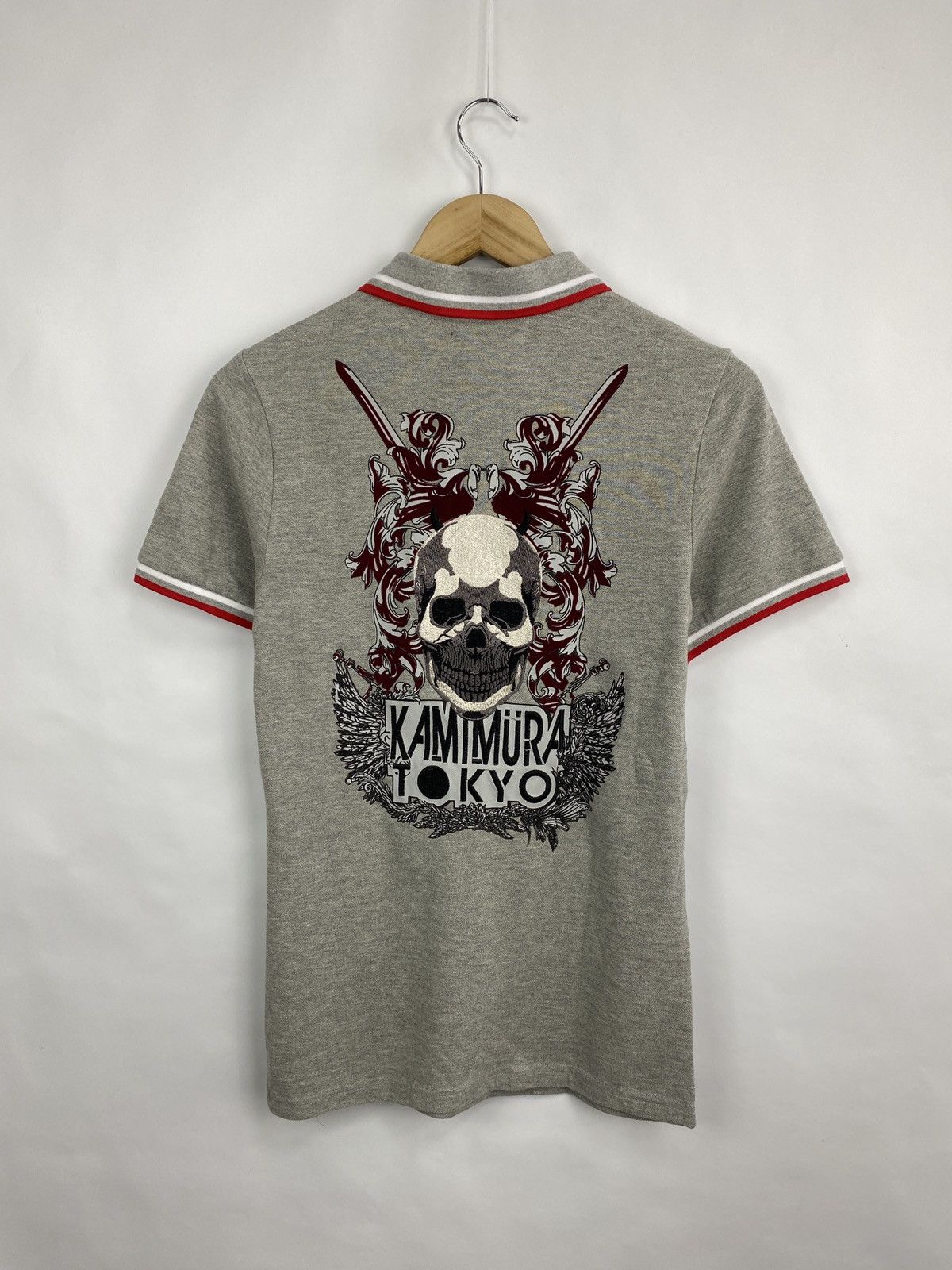 Kamakura 🇯🇵 Y2K Kamimura Tokyo Polo T-Shirt Japan Style kapital Rare Size US M / EU 48-50 / 2 - 8 Thumbnail