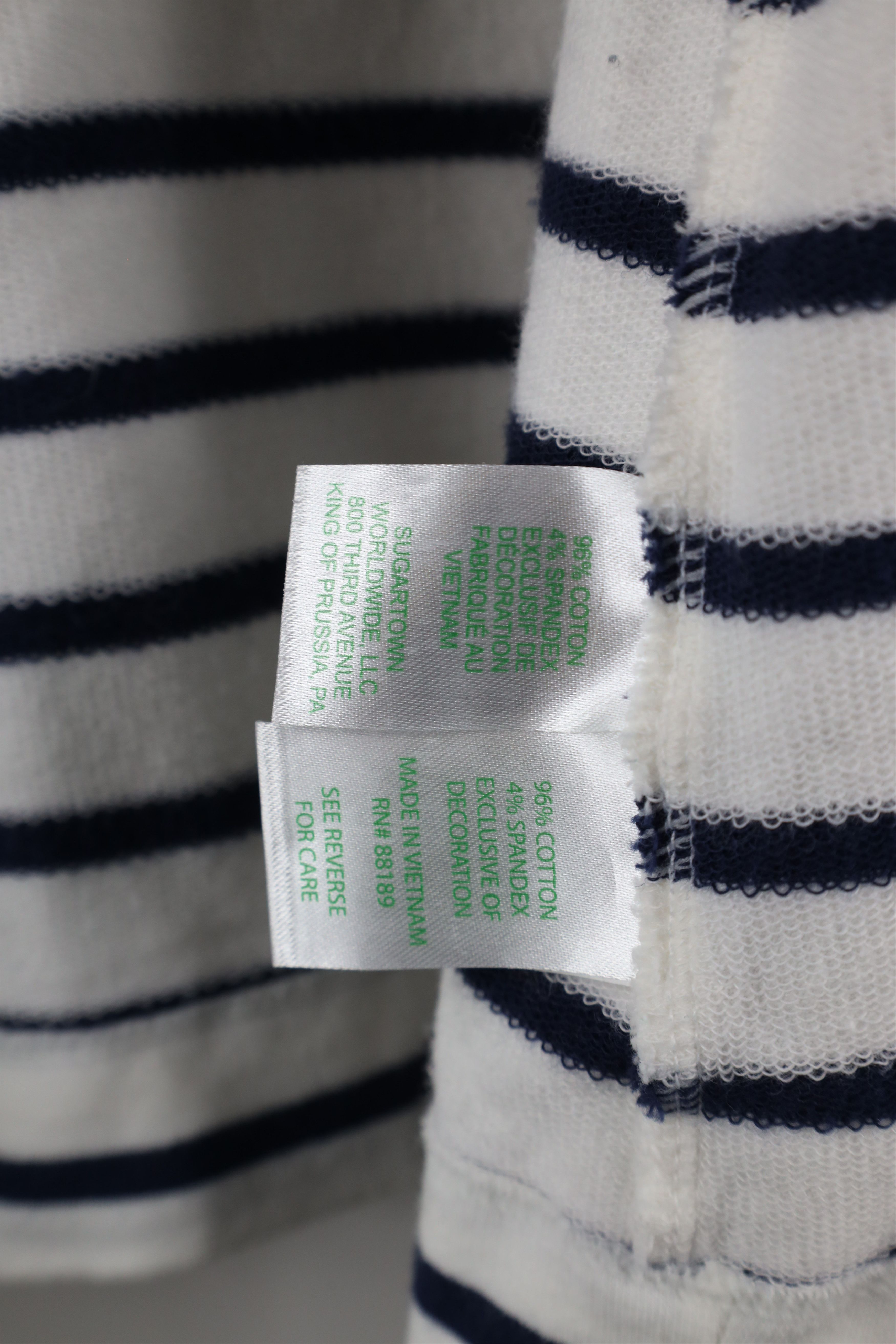 Lilly Pulitzer × Vintage Lilly Pulitzer Bennett Striped French Terry Full Zip Jacket Size S / US 4 / IT 40 - 9 Thumbnail