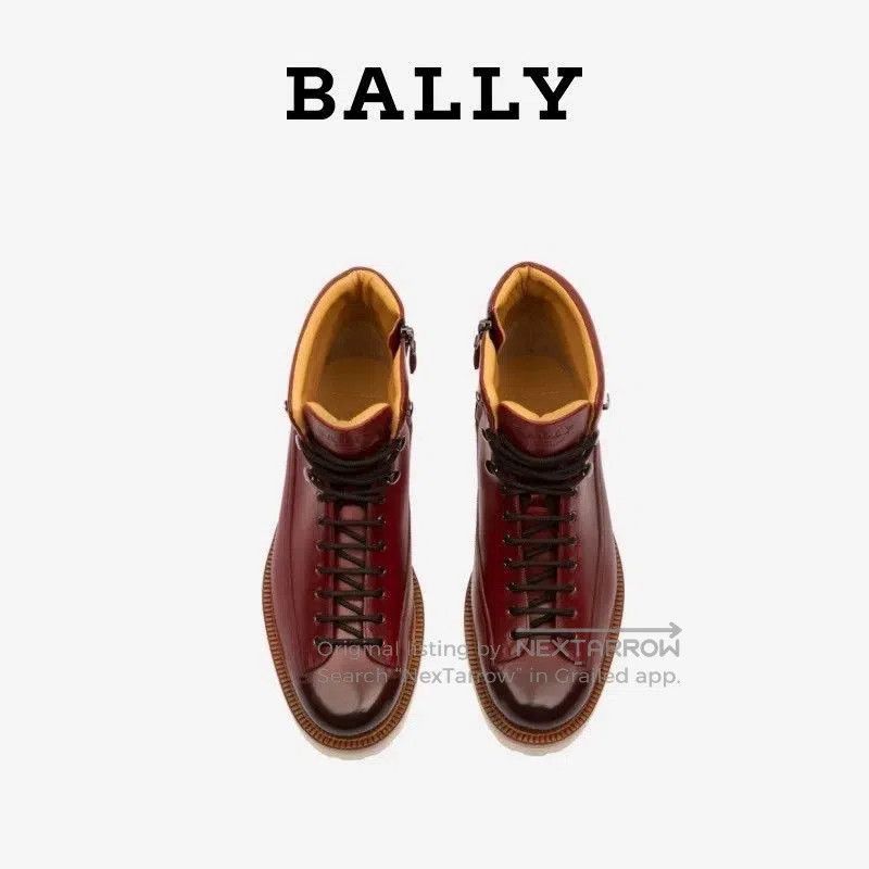 Bally Brown Leather Ankle Boots - Size 7. Size US 7 / EU 40 - 4 Thumbnail