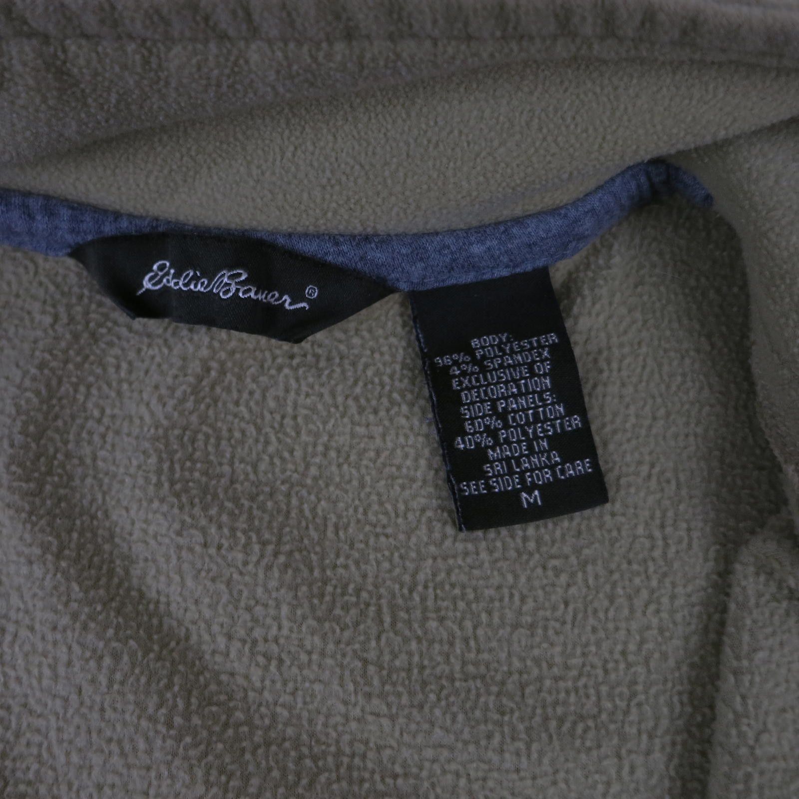 Eddie Bauer Eddie Bauer Green Gray Half-Zip Fleece Pullover Women's M Size M / US 6-8 / IT 42-44 - 4 Thumbnail
