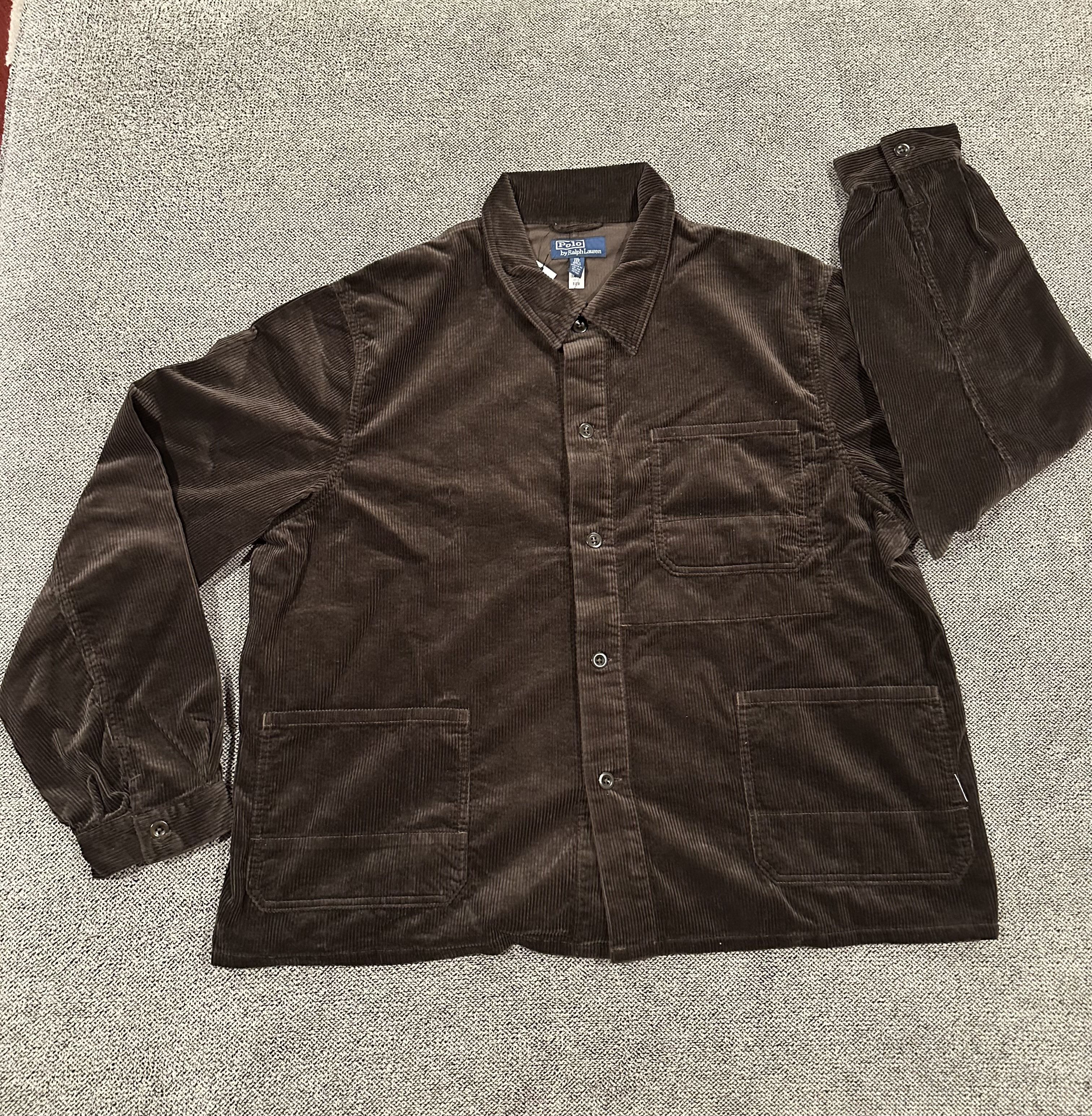 Polo Ralph Lauren POLO RALPH LAUREN Brown Cotton-Corduroy Jacket $250 Size 2XL Size US XXL / EU 58 / 5 - 1 Thumbnail