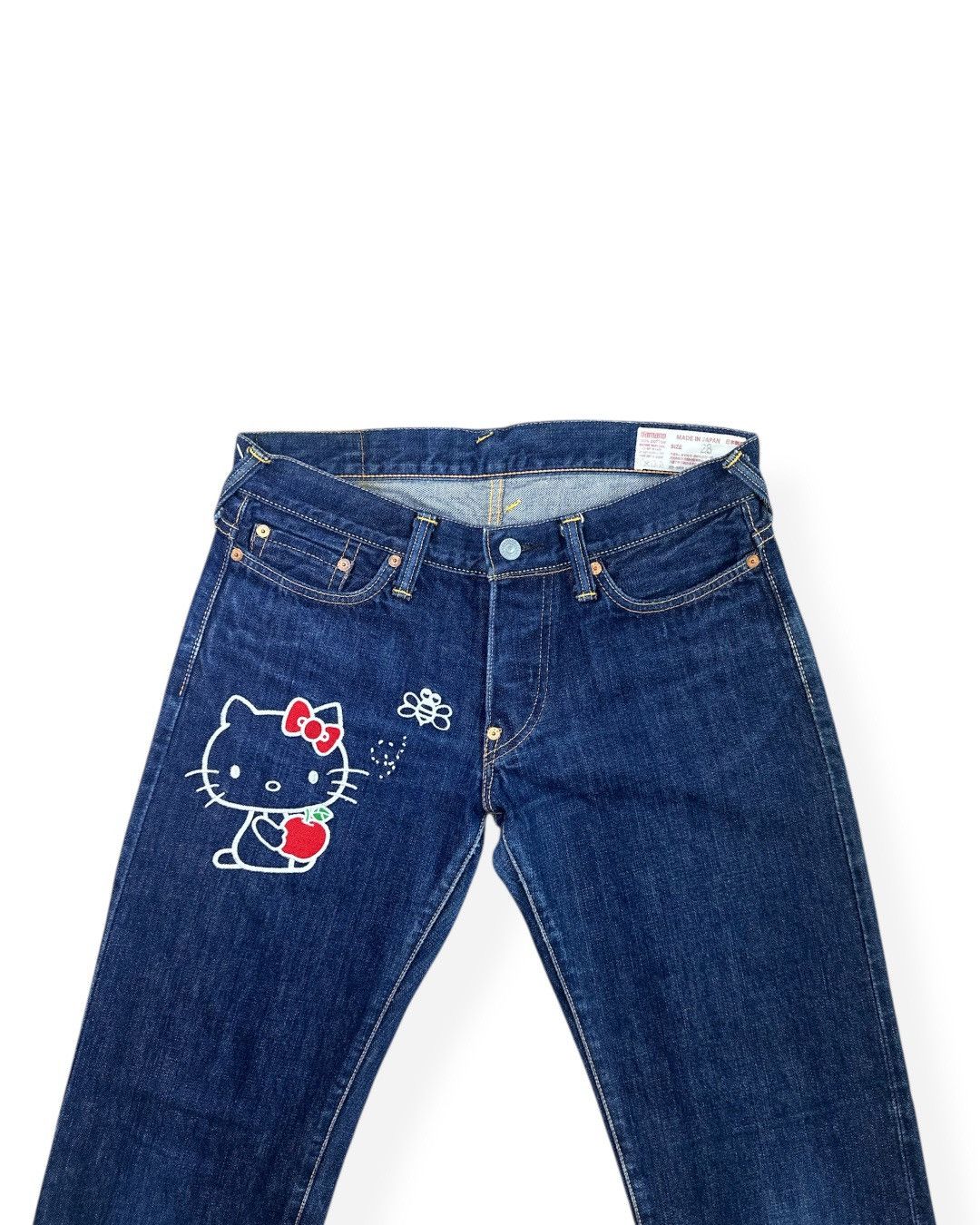 Evisu Rare 00s Evisu x Hello Kitty Collaboration Jeans Size US 28 / EU 44 - 3 Thumbnail