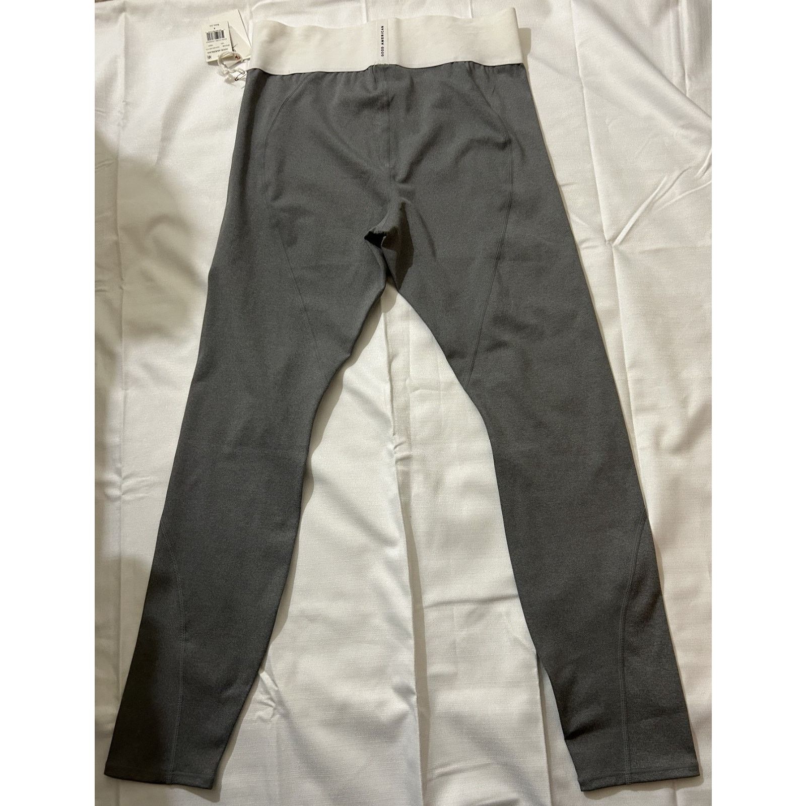 Good American NWT-Women s Gray Good American Leggings Athleisure-Size 4 Size 27" / US 4 / IT 40 - 4 Thumbnail