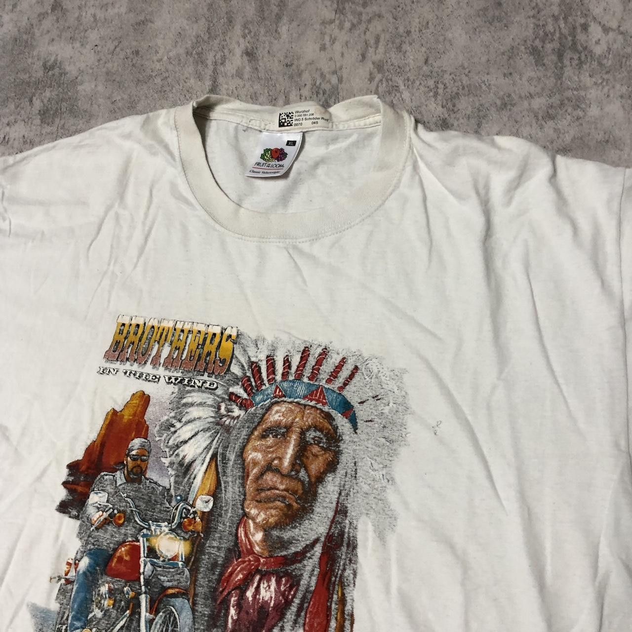 Other Indian white T-shirt vinatge boxy Size US XL / EU 56 / 4 - 2 Thumbnail