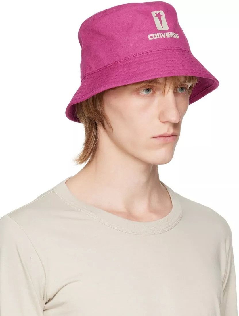 Rick Owens Drkshdw RICK OWENS DRKSHDW x Converse Cotton Bucket Hat (S/M) Size ONE SIZE - 6 Thumbnail