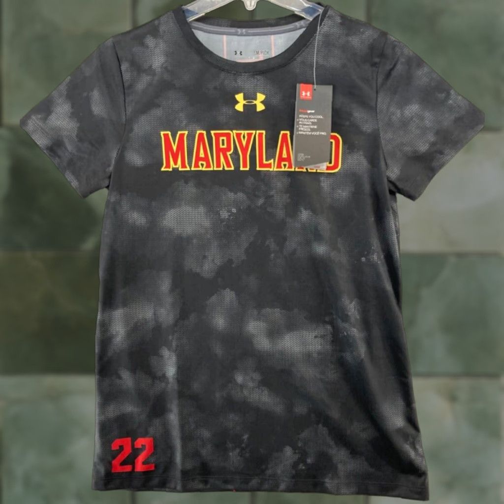 Under Armour Under Armour Mens Shirt Small Black Fitted HeatGear NWT Maryland Jorgensen Size US S / EU 44-46 / 1 - 1 Thumbnail