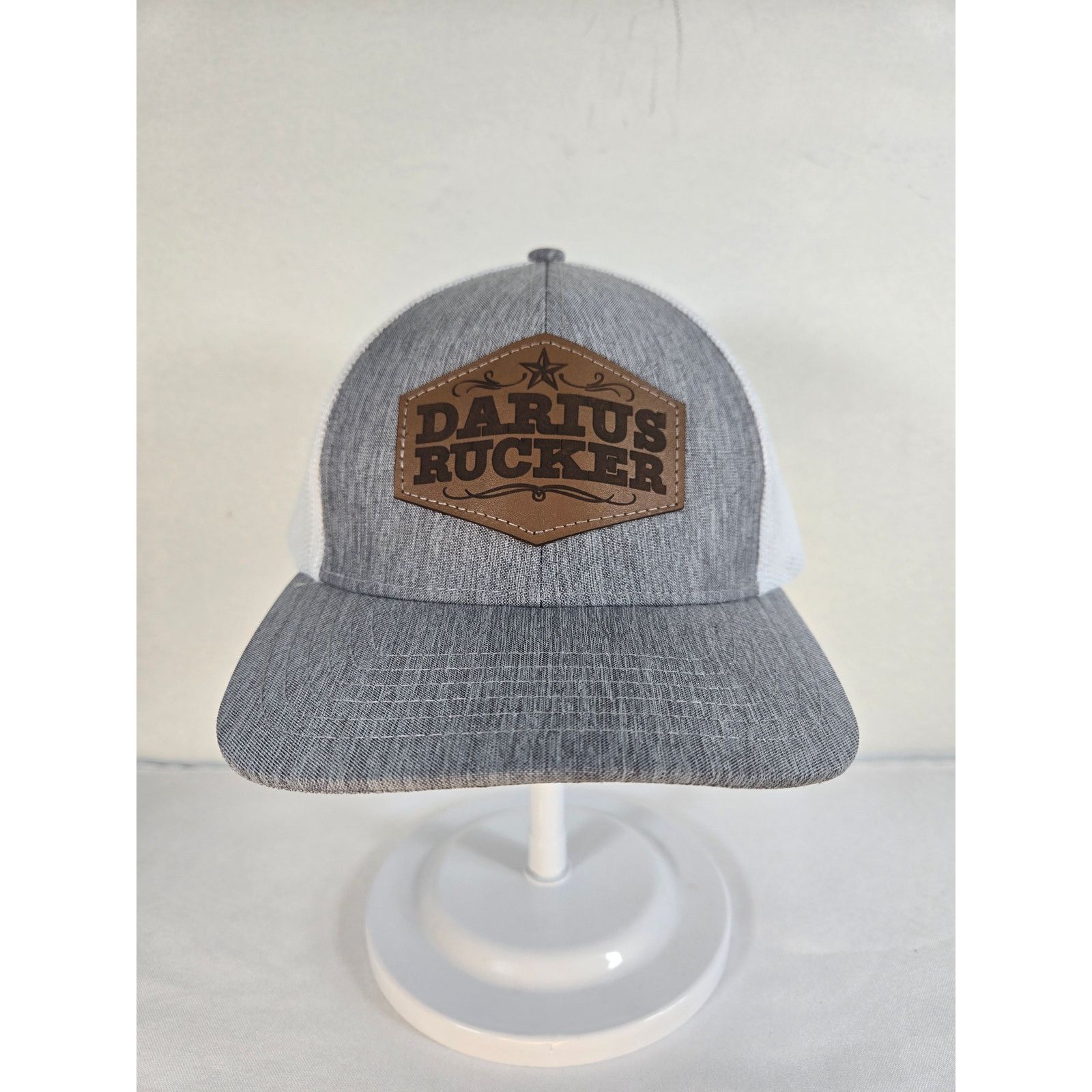 Other Darius Rucker Snapback Trucker Hat Leather Patch Logo Size ONE SIZE - 1 Thumbnail