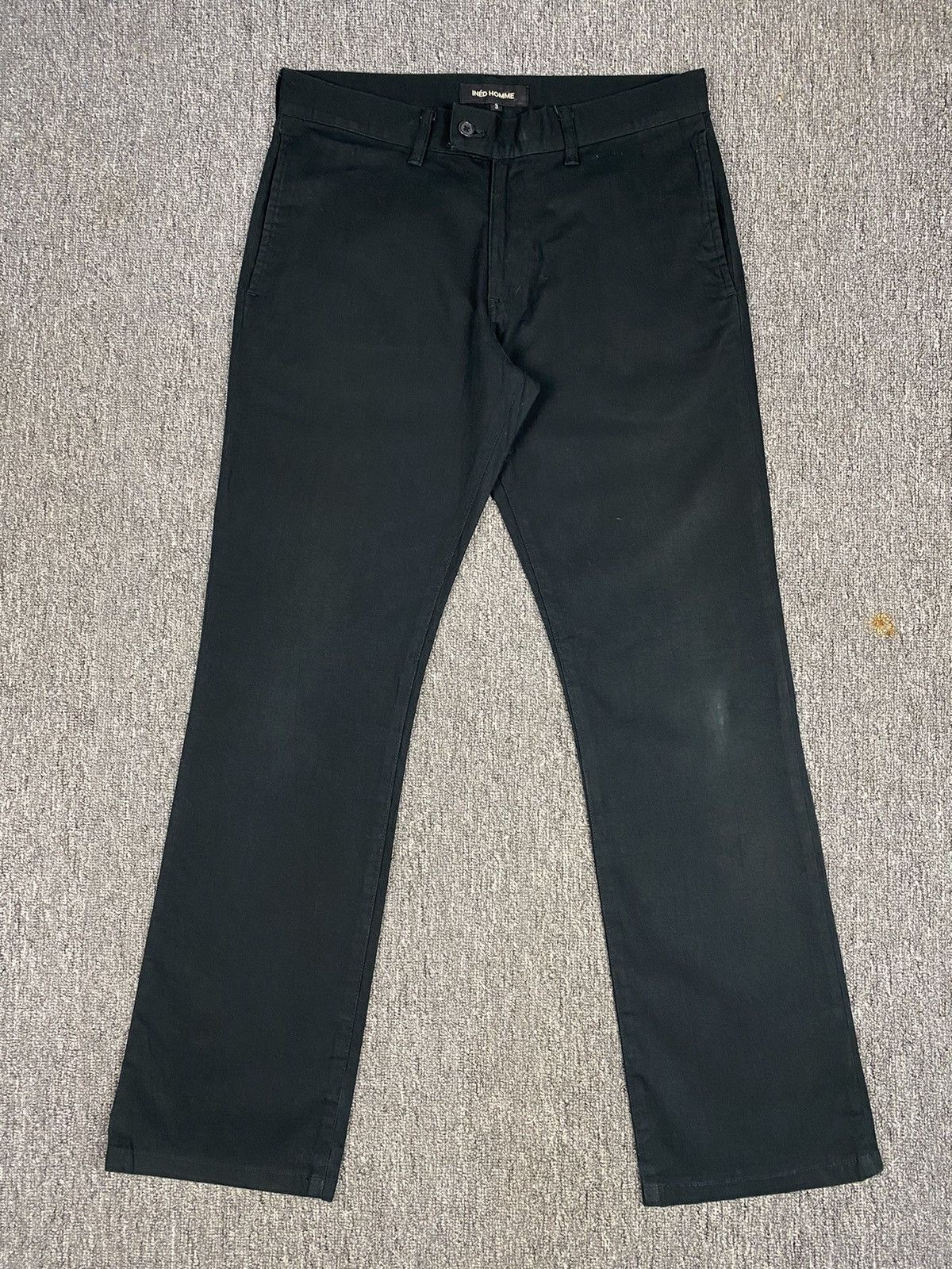 Yohji Yamamoto Yohji Yamamoto Ined Homme Straight Black Pant Size US 32 / EU 48 - 2 Thumbnail
