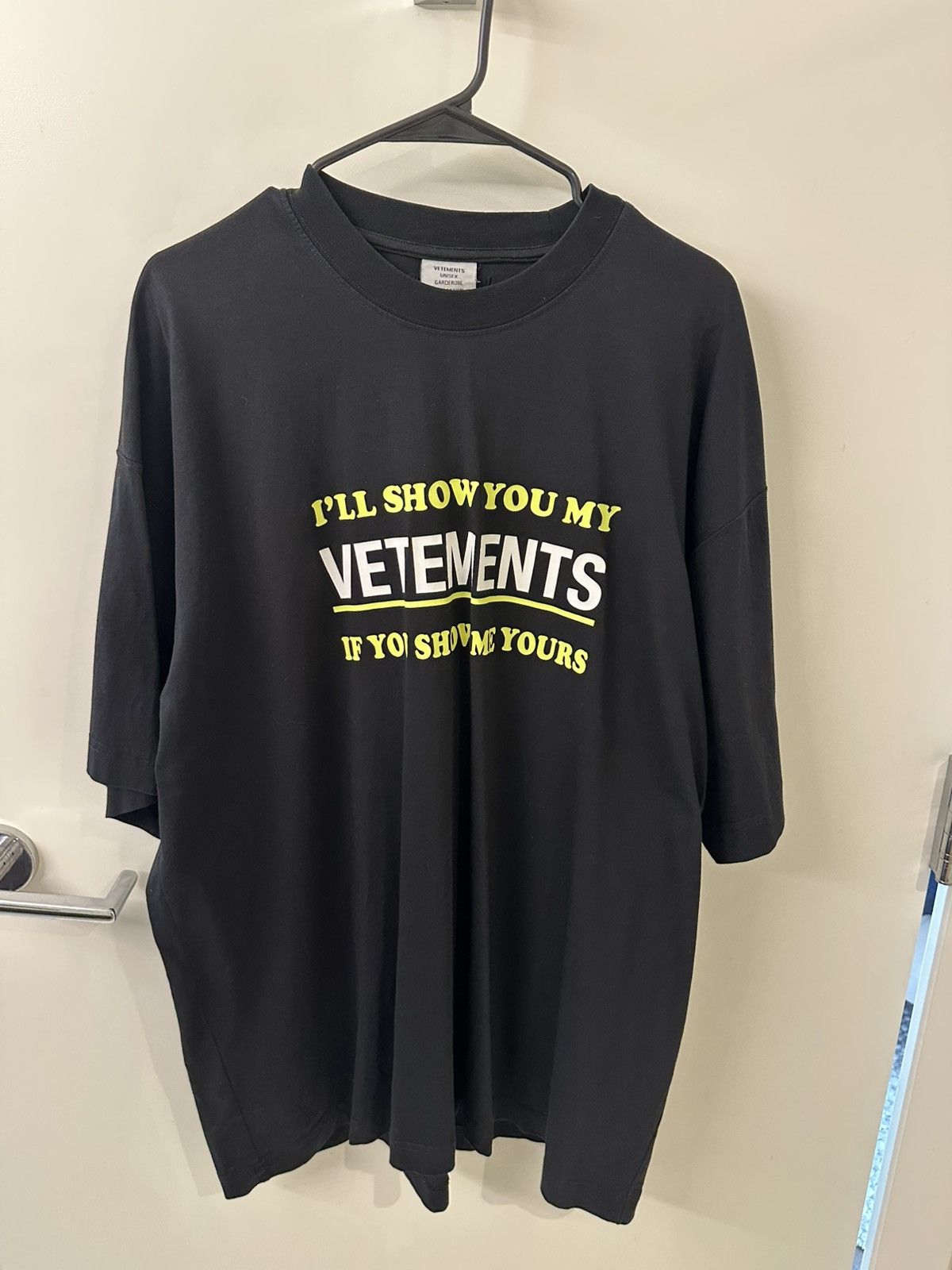 I’ll show you my vetements if you show me yours Tee