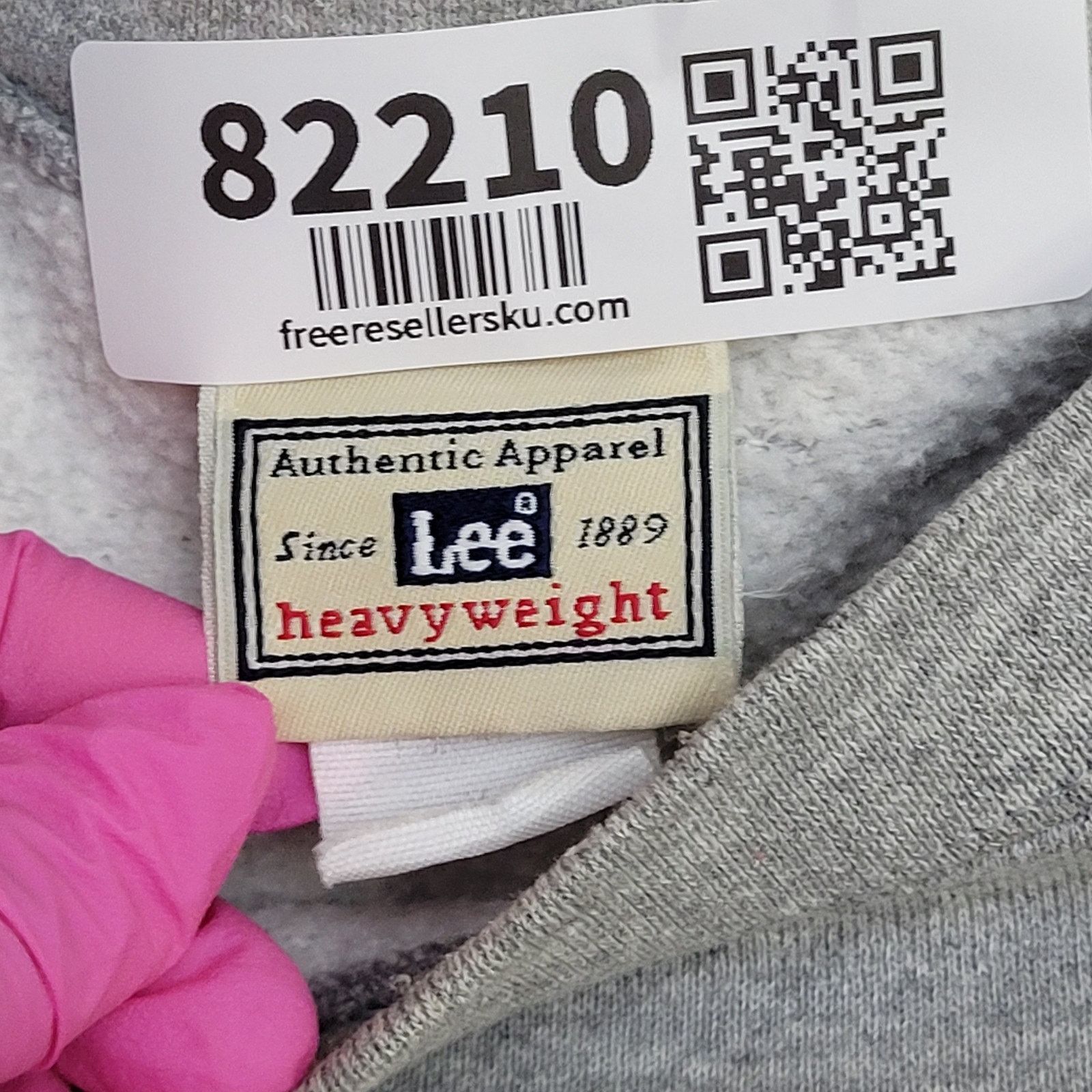 Lee Vintage LEE Basketball Sweatshirt XL 25x25 Boxy White-Plains Size US XL / EU 56 / 4 - 8 Thumbnail